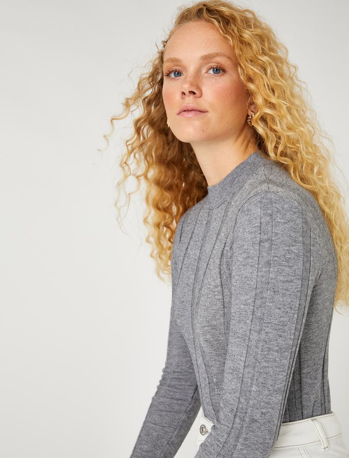  Balıkçı Yaka Kazak Ribanalı