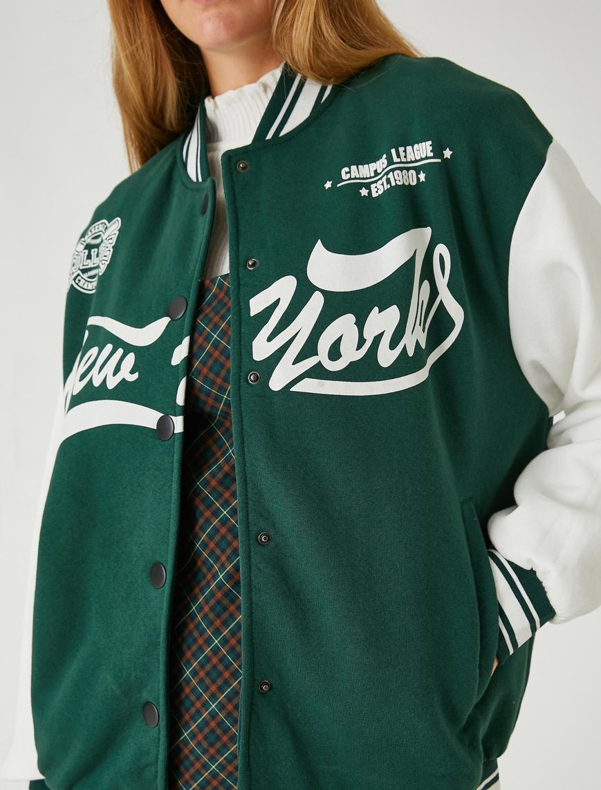   Bomber Ceket Sweatshirt