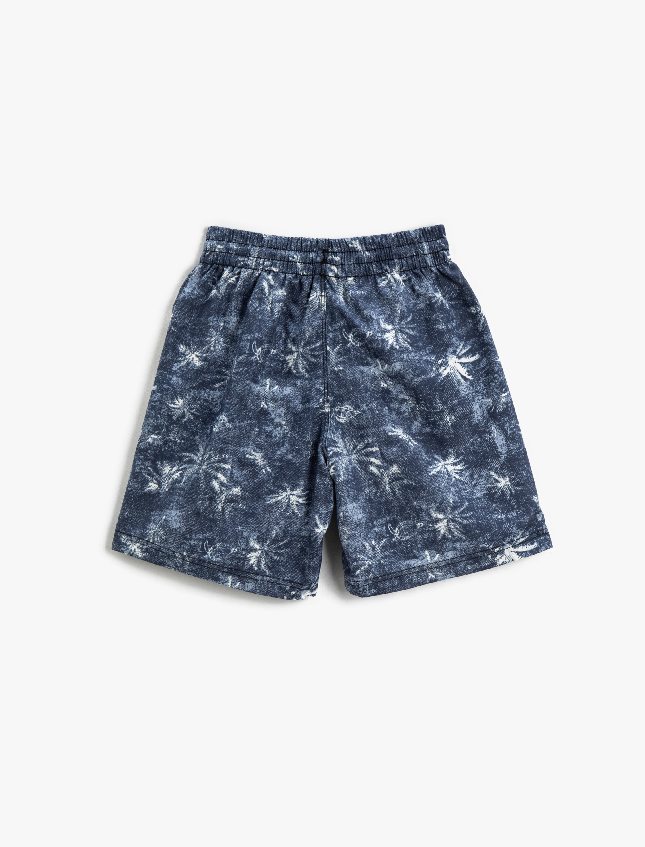  Kız Çocuk Palmiye Baskılı Şort