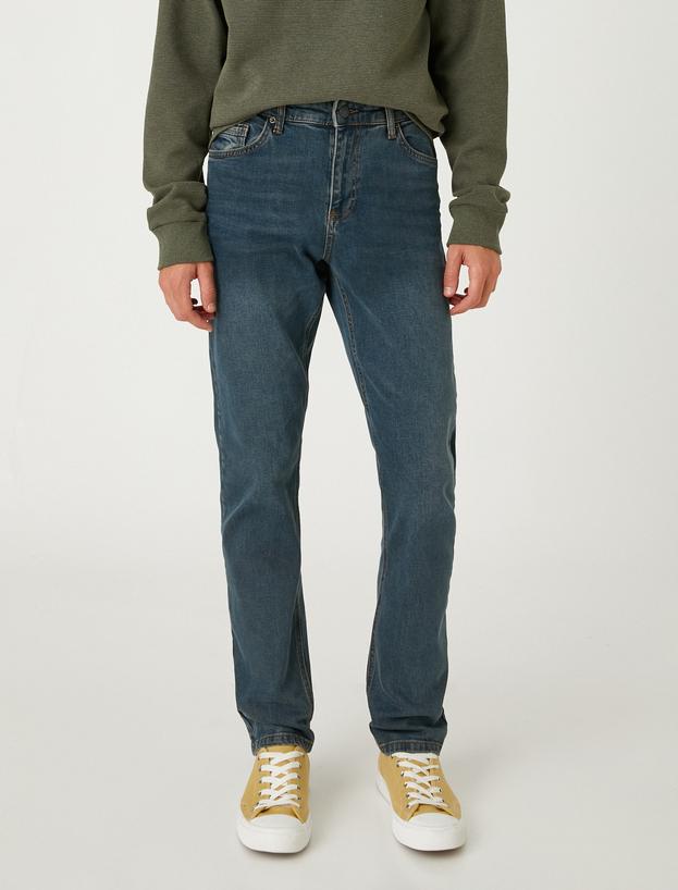   Slim Fit Kot Pantolon - Brad Jean