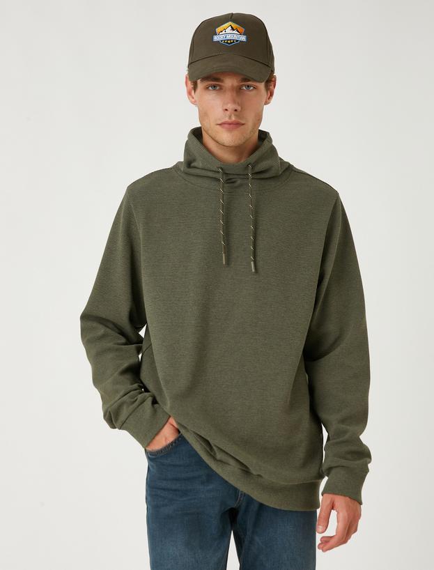 Green M MEN FASHION Jumpers & Sweatshirts Zip Easy Wear sweatshirt discount 84% 