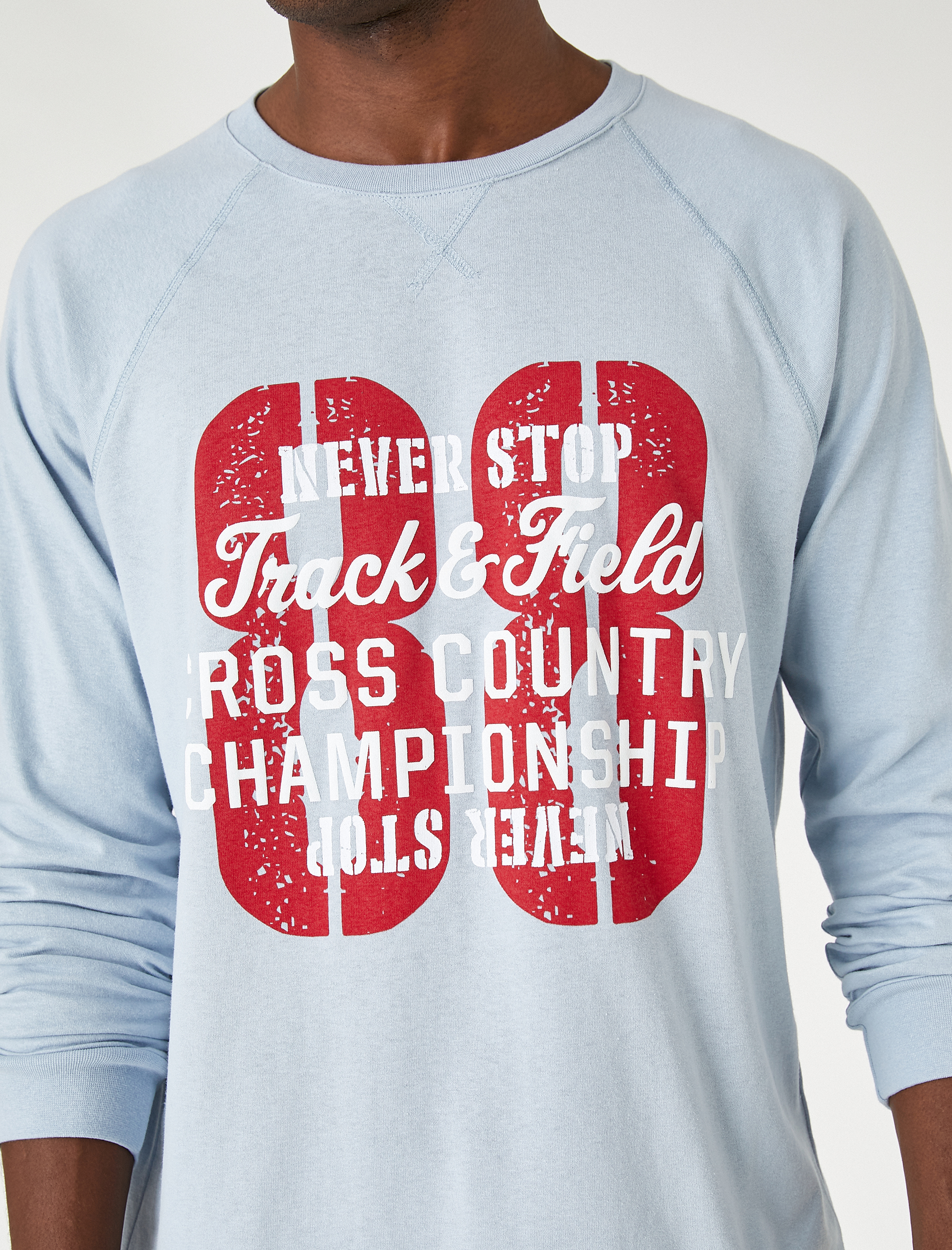   Kolej Tişört Uzun Kollu Baskılı