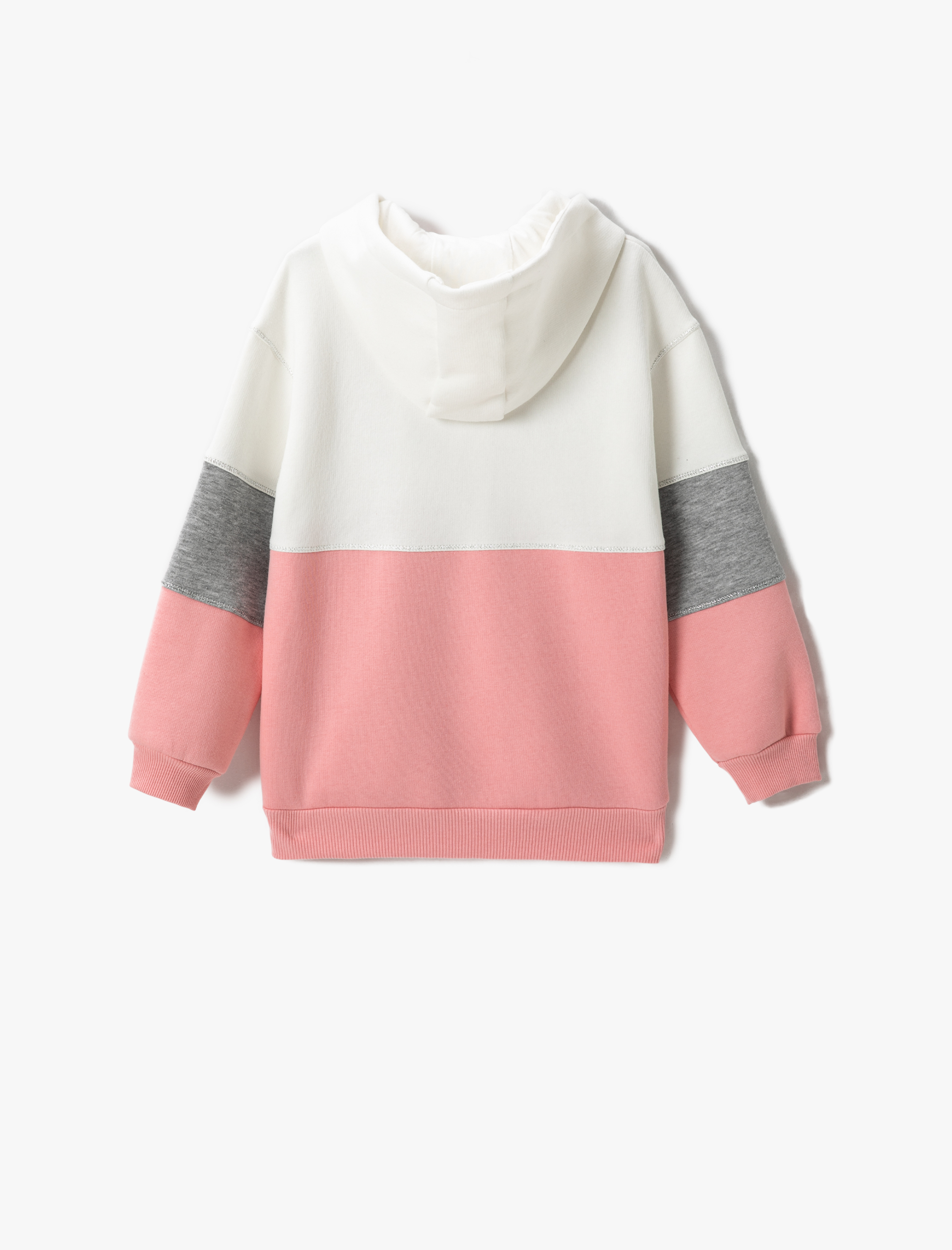  Kız Çocuk Fermuarlı Kapüşonlu Hırka