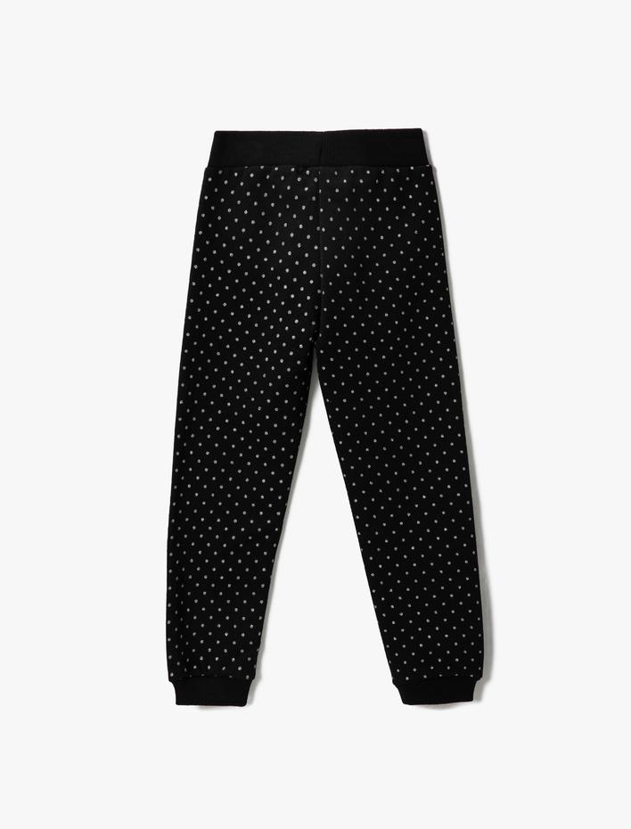 Kız Çocuk Jogger Eşofman Altı Beli Lastikli