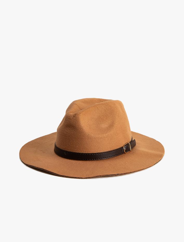 Kadın Fötr Şapka Toka Detaylı