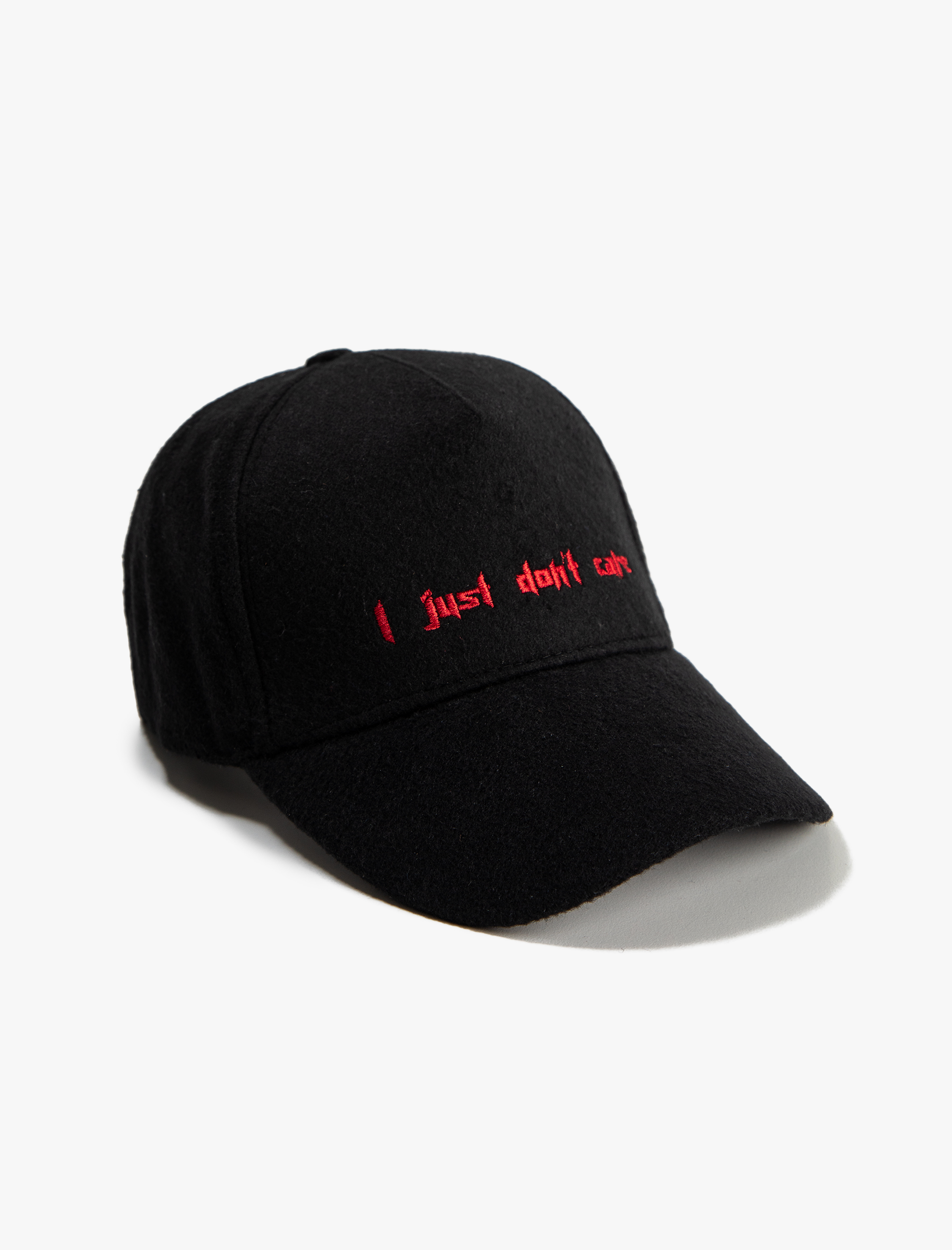 Erkek Kep Şapka Slogan Baskılı