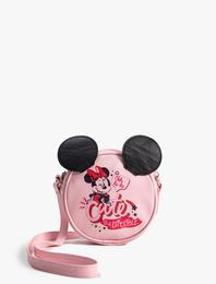 Minnie Mouse Baskılı Lisanslı Mini Omuz Çantası