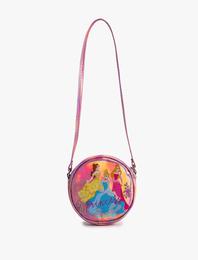 Disney Prenses Baskılı Lisanslı Parlak Omuz Çantası