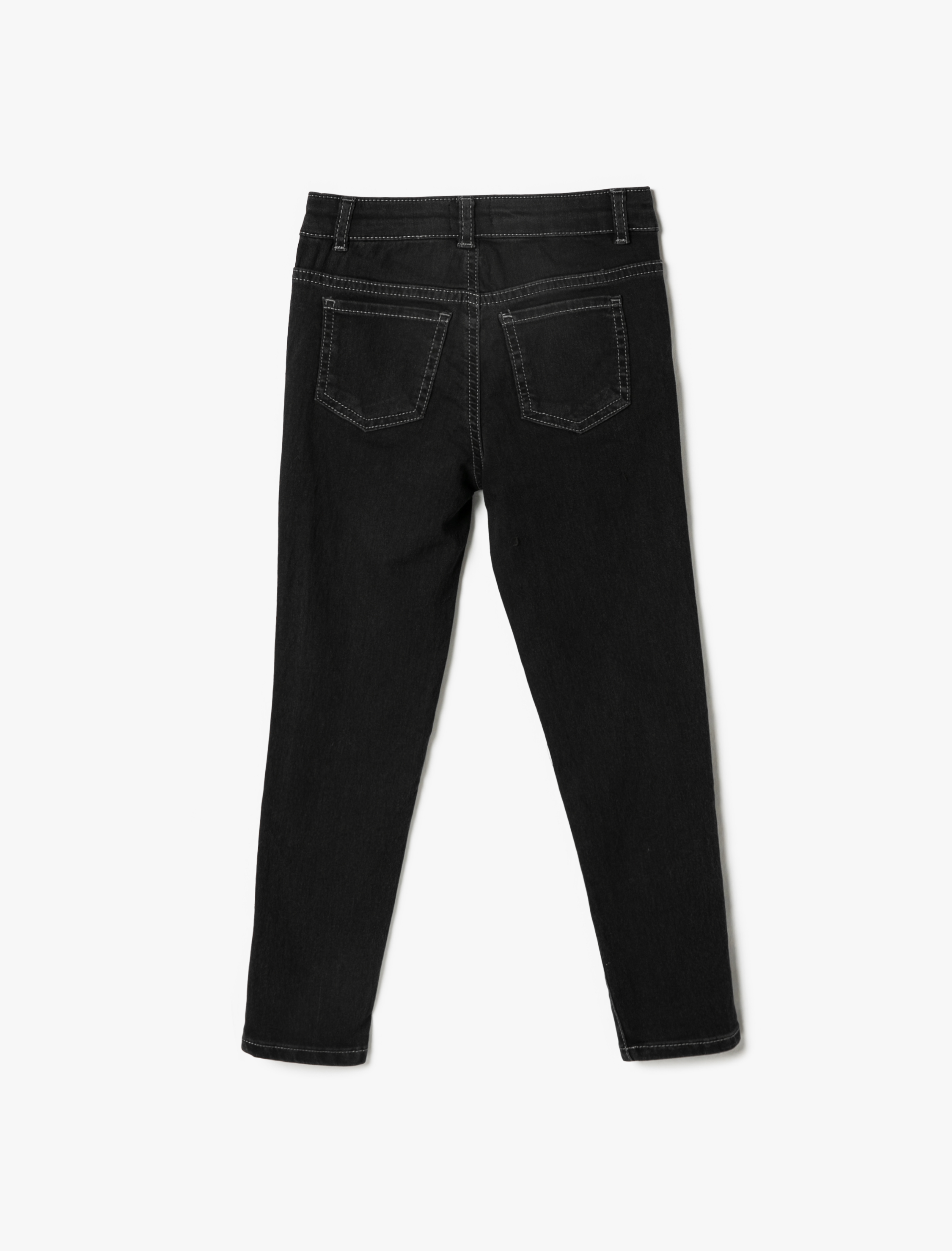  Erkek Çocuk Kot Pantolon Dar Paça Cepli Pamuklu - Skinny Jean