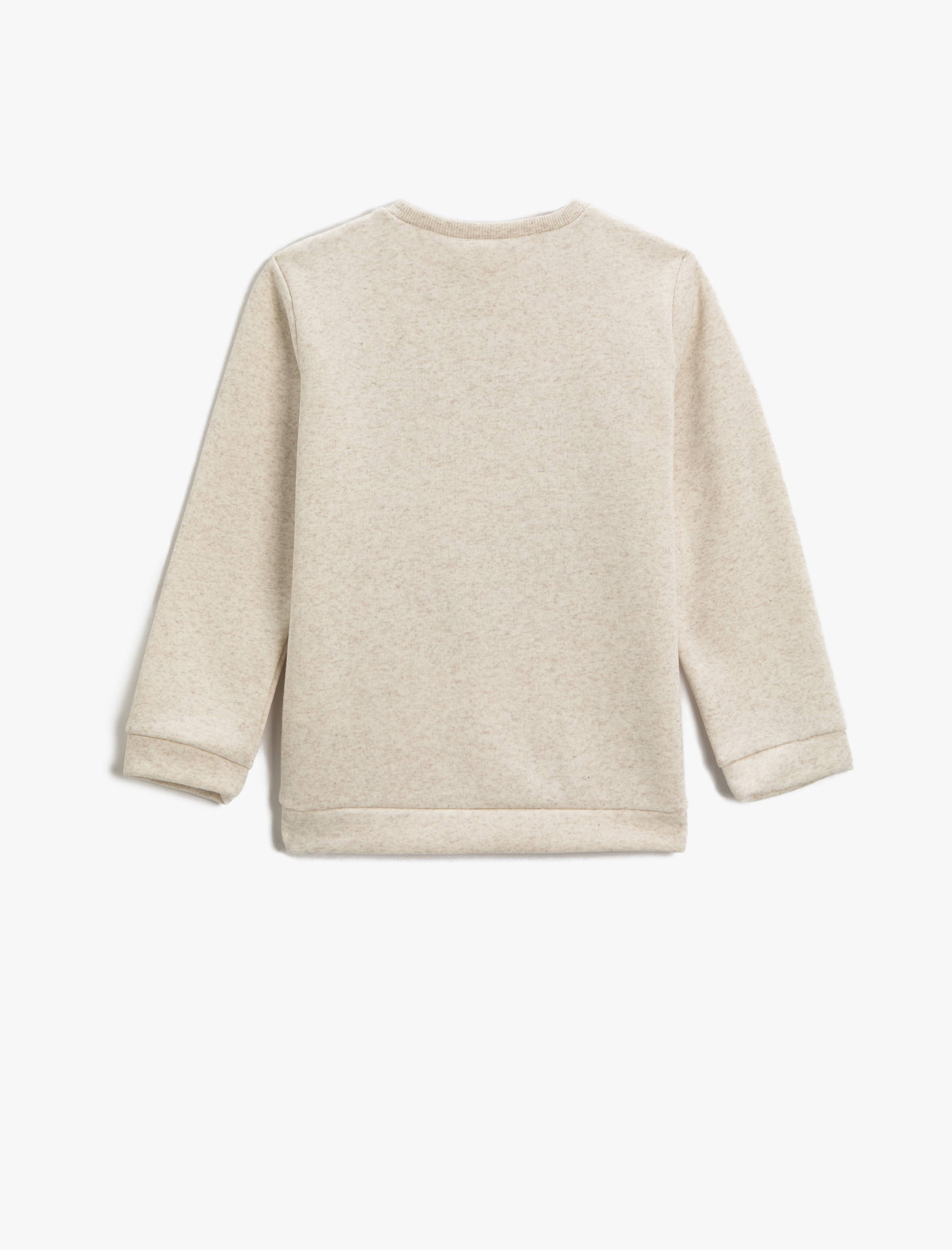  Erkek Çocuk Baskılı Sweatshirt Bisiklet Yaka