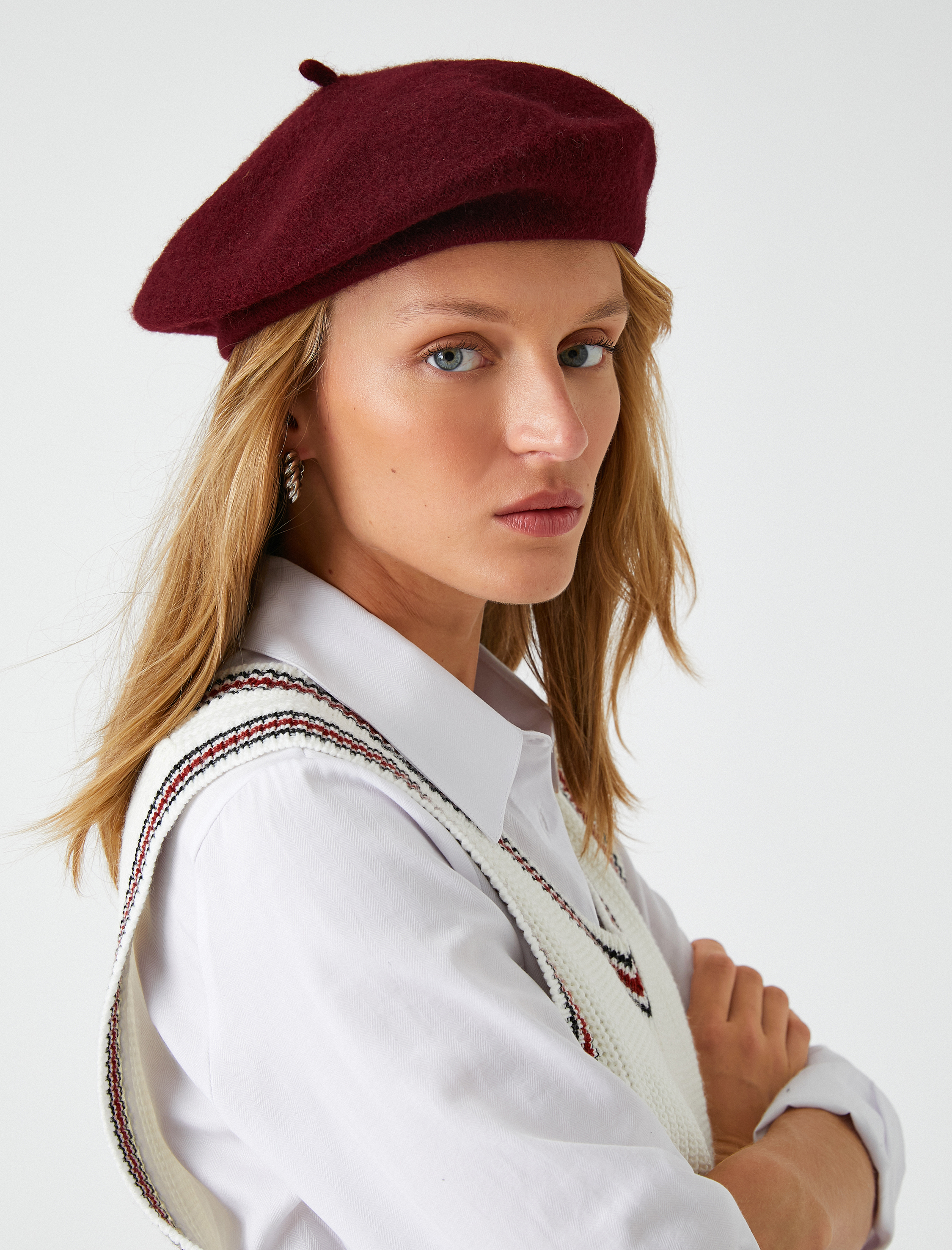  Kadın Kışlık Ressam Şapka Yumuşak Dokulu