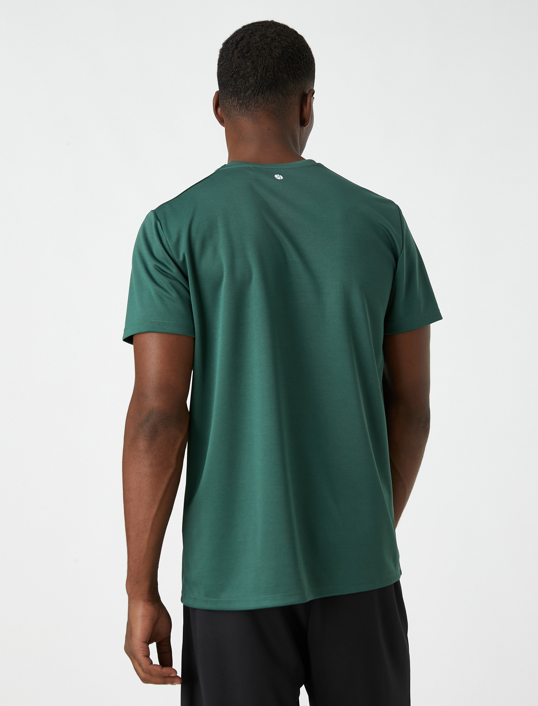   Baskılı Spor Tişört Bisiklet Yaka