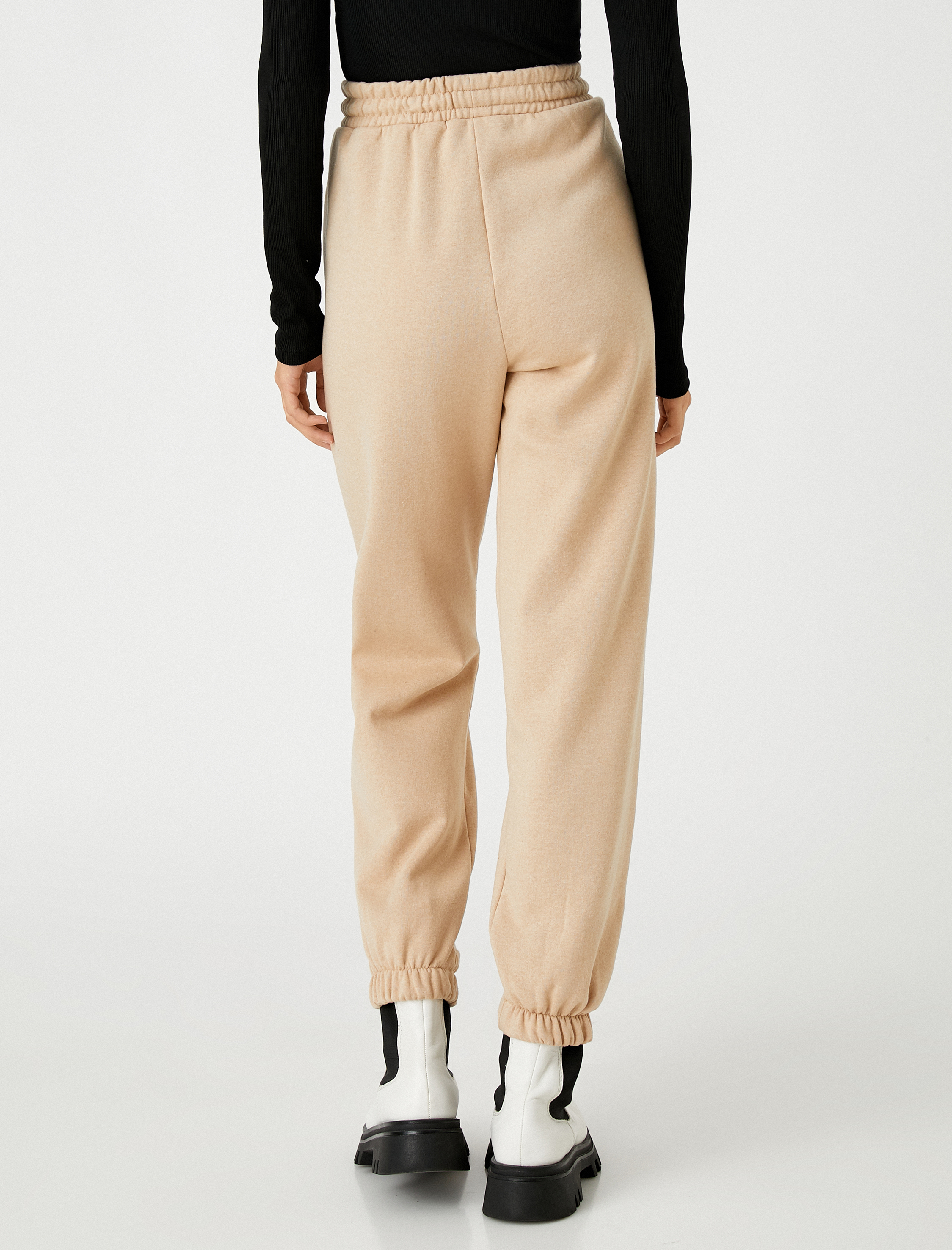   Jogger Eşofman Altı Baskılı İçi Polarlı