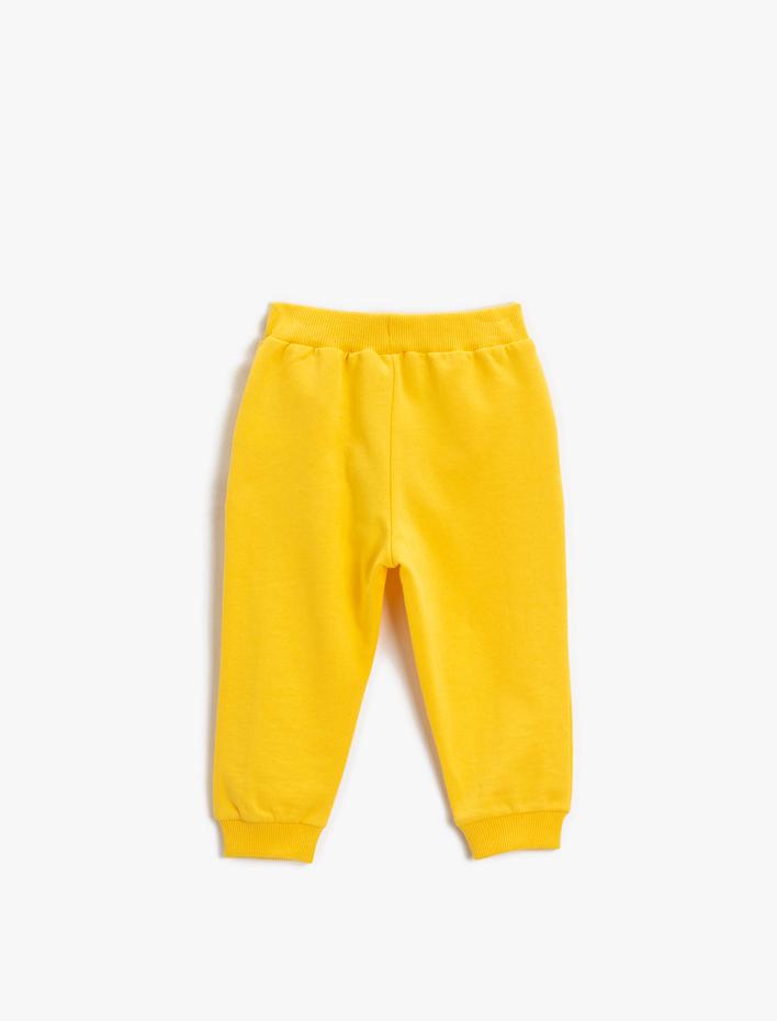 Erkek Bebek Jogger Eşofman Altı Kamuflaj Desenli Pamuklu