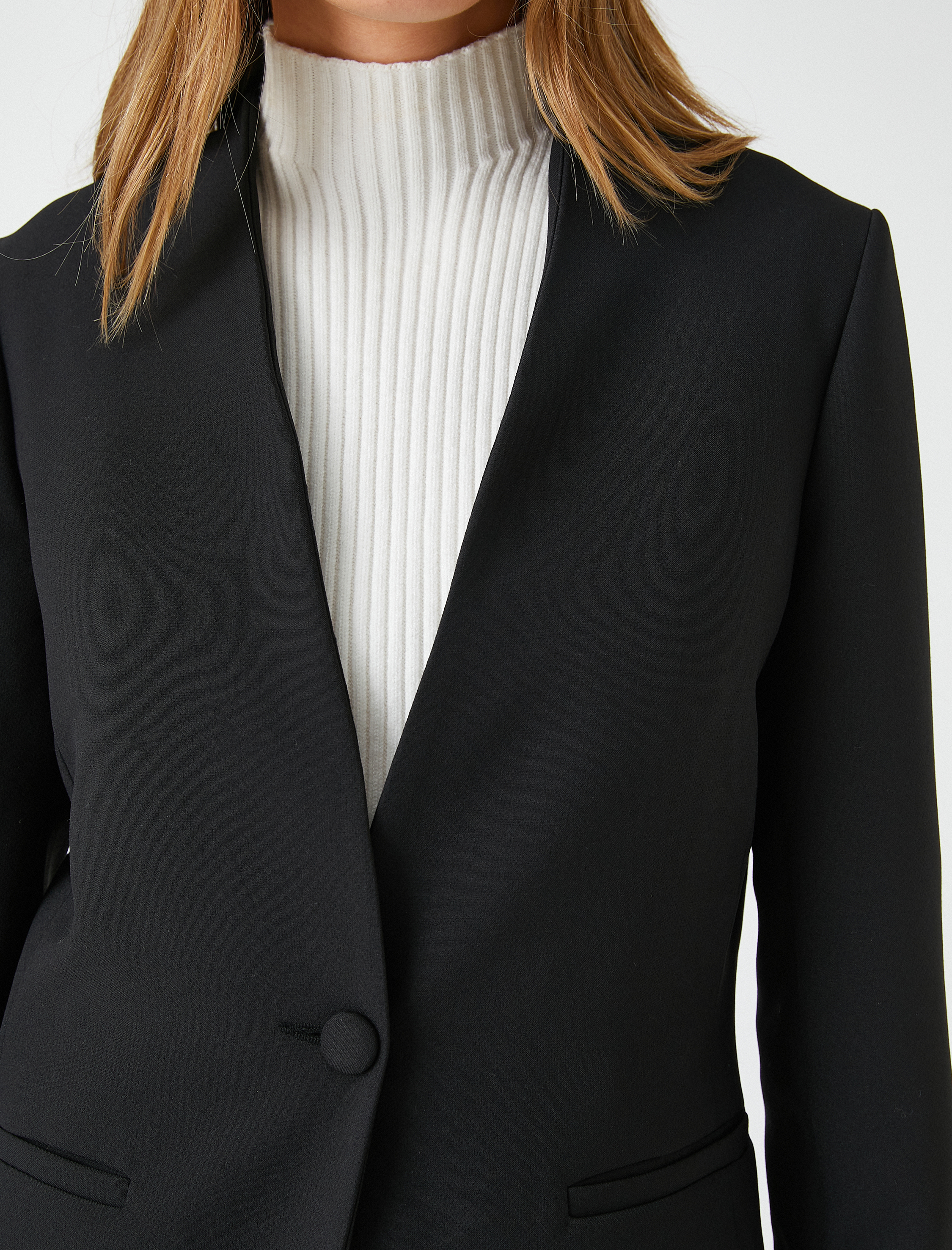   Tek Düğmeli Blazer Ceket