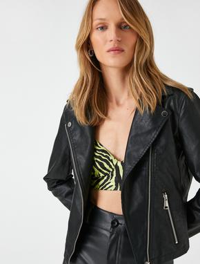 Black L Mango jacket WOMEN FASHION Jackets Leatherette discount 71% 