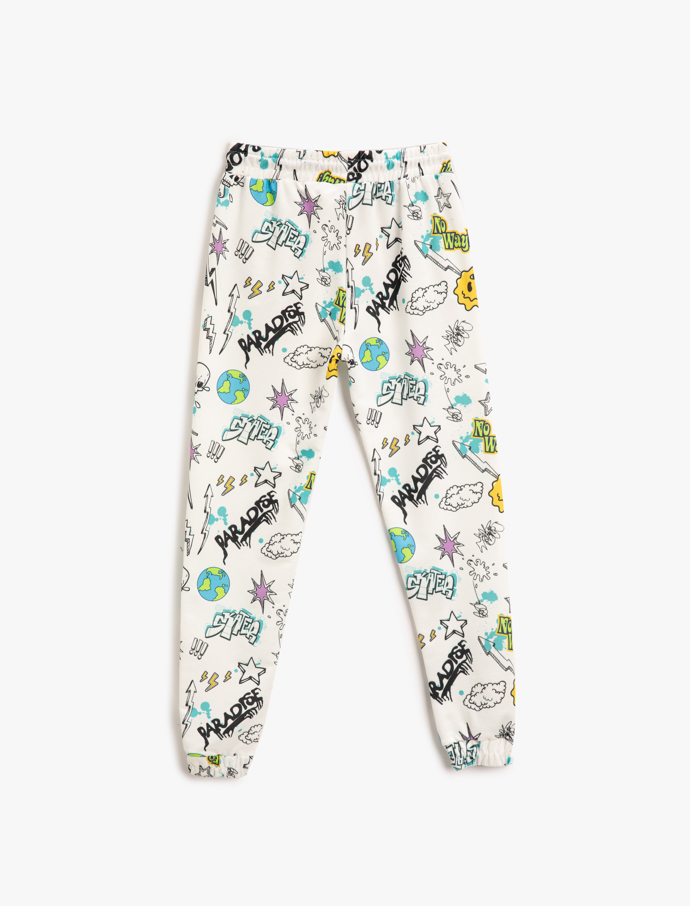  Erkek Çocuk Baskılı Jogger Eşofman Altı