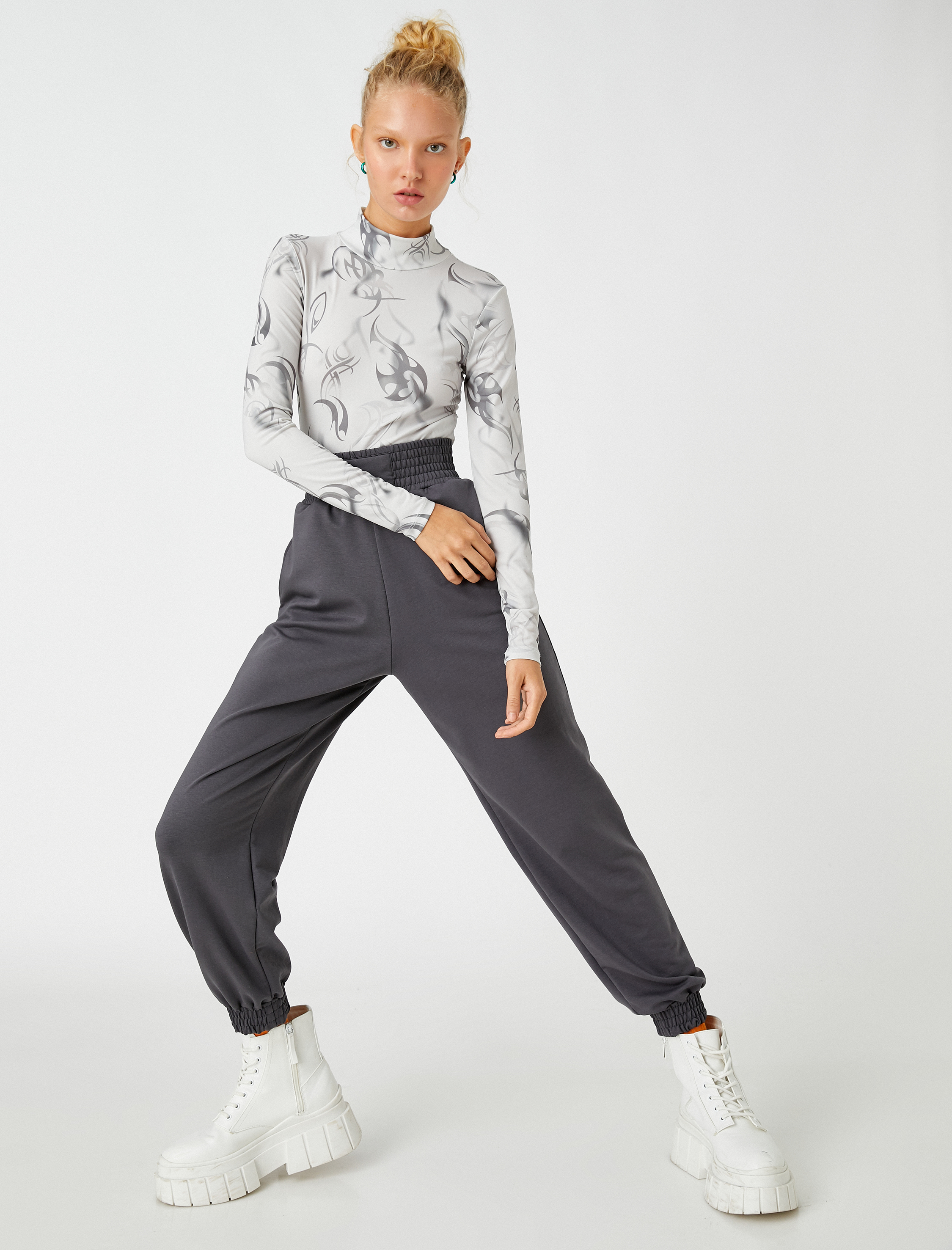   Jogger Eşofman Altı Beli Lastikli