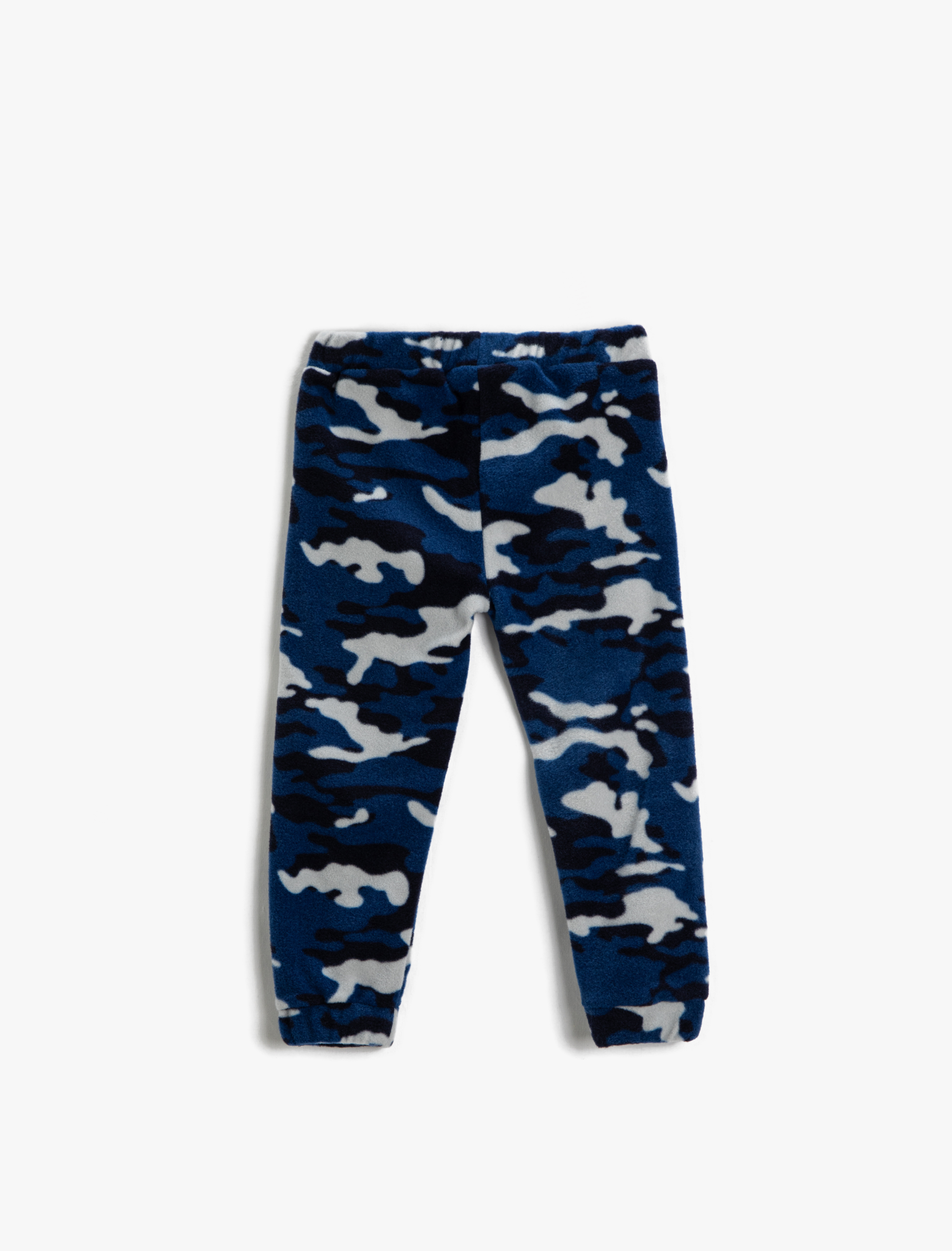  Erkek Bebek Peluş Eşofman Altı Kamuflaj Desenli