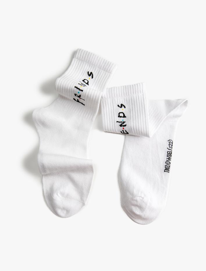 Erkek Friends Çorap Lisanslı Baskılı