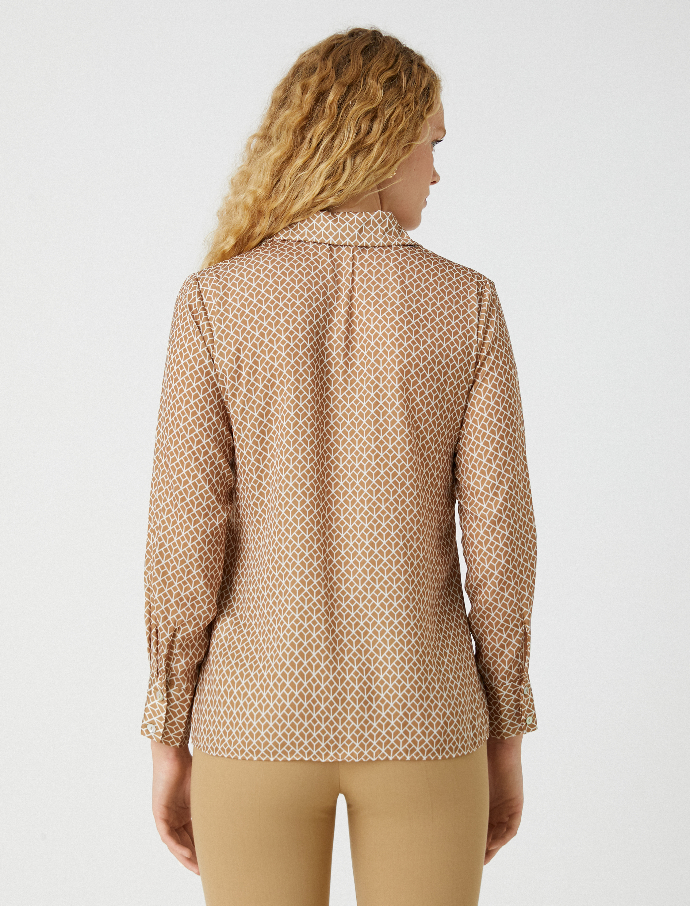   Saten Gömlek Uzun Kollu