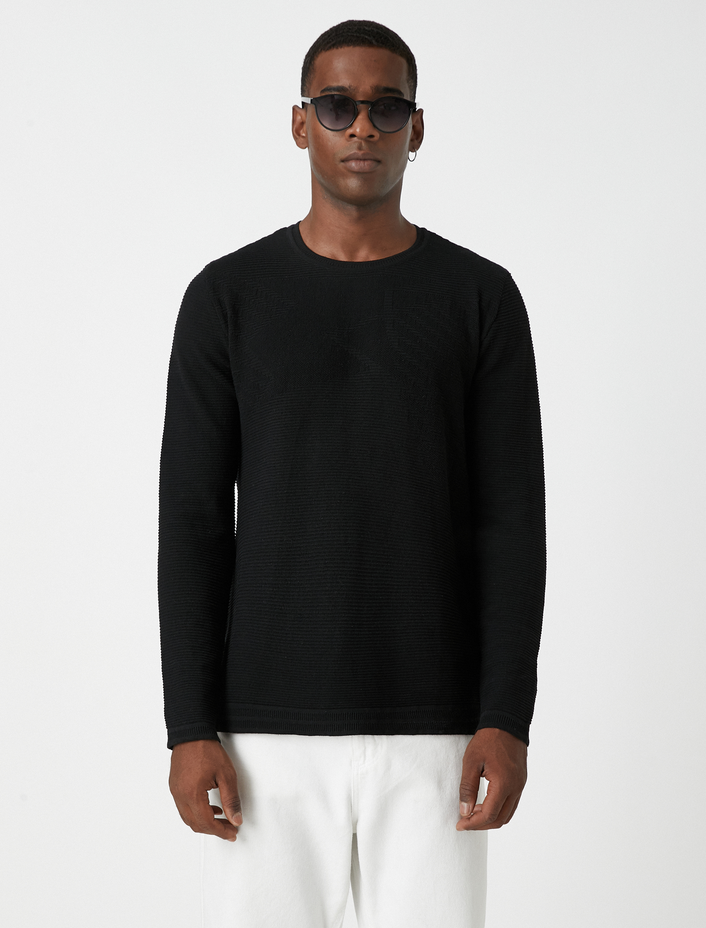   Basic Dokulu Kazak Bisiklet Yaka