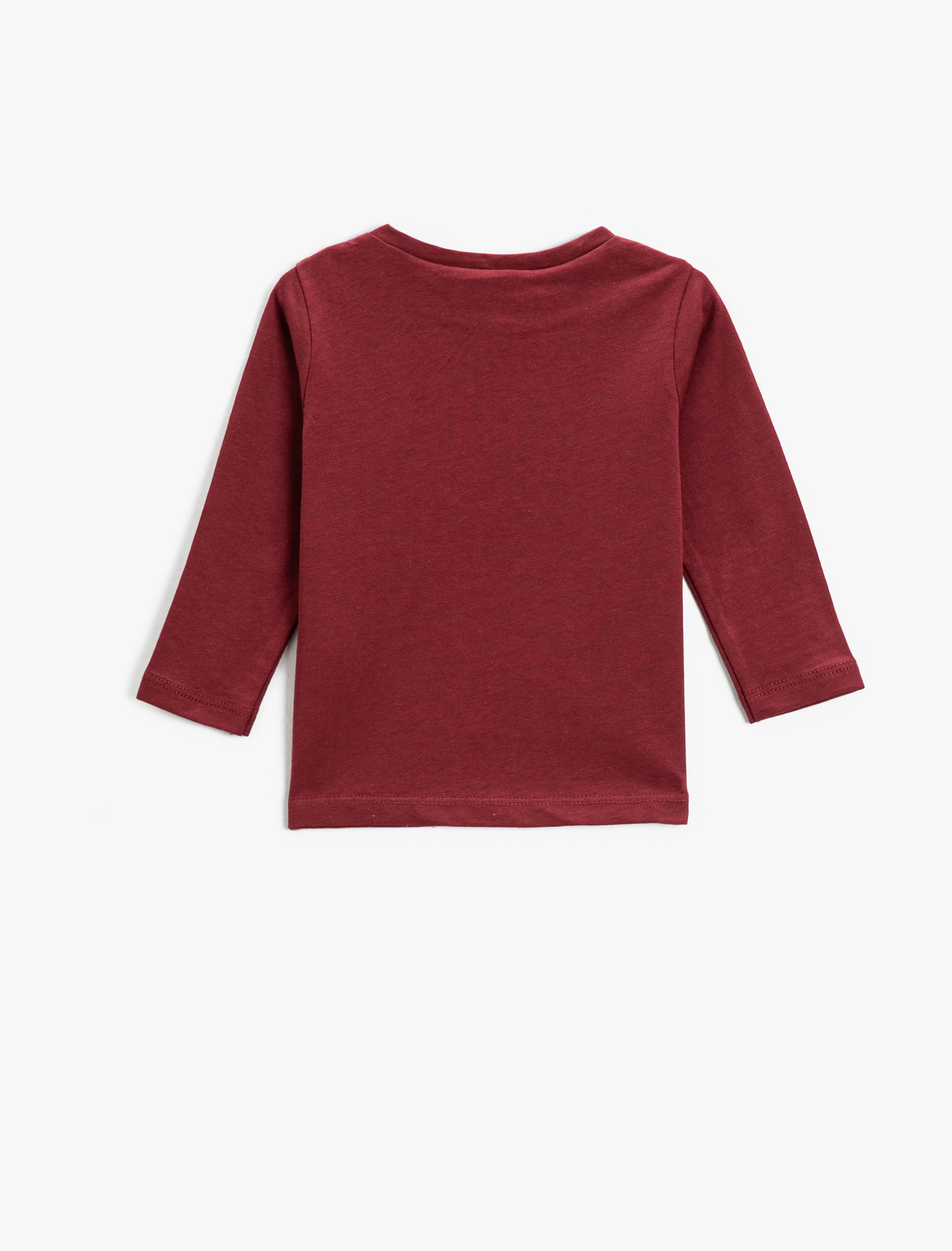  Erkek Bebek Uzun Kollu Baskılı Tişört Pamuklu