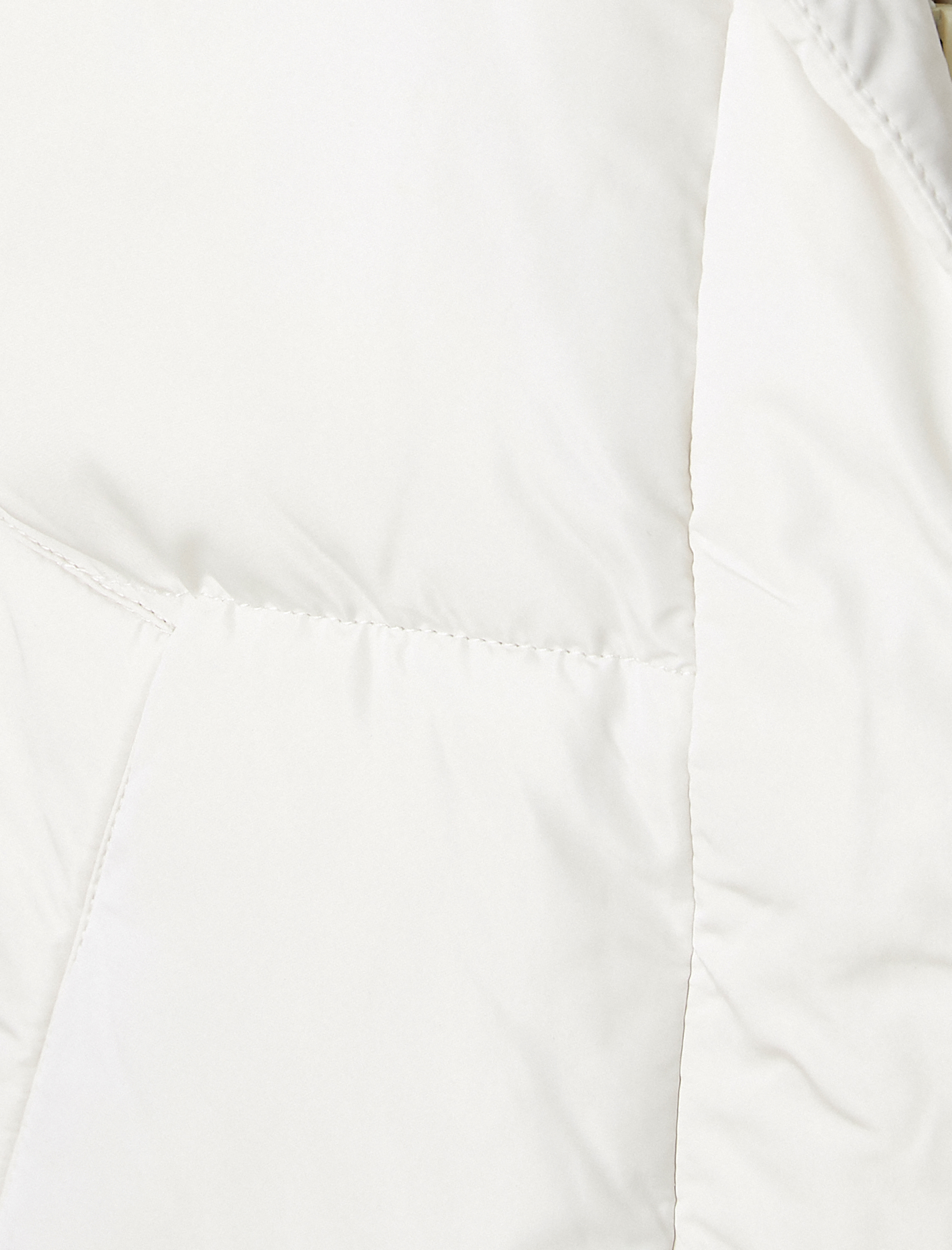 Yakası Kürklü Fermuarlı Çıtçıtlı Şişme Mont