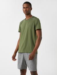 Bisiklet Yaka Kısa Kollu Tişört