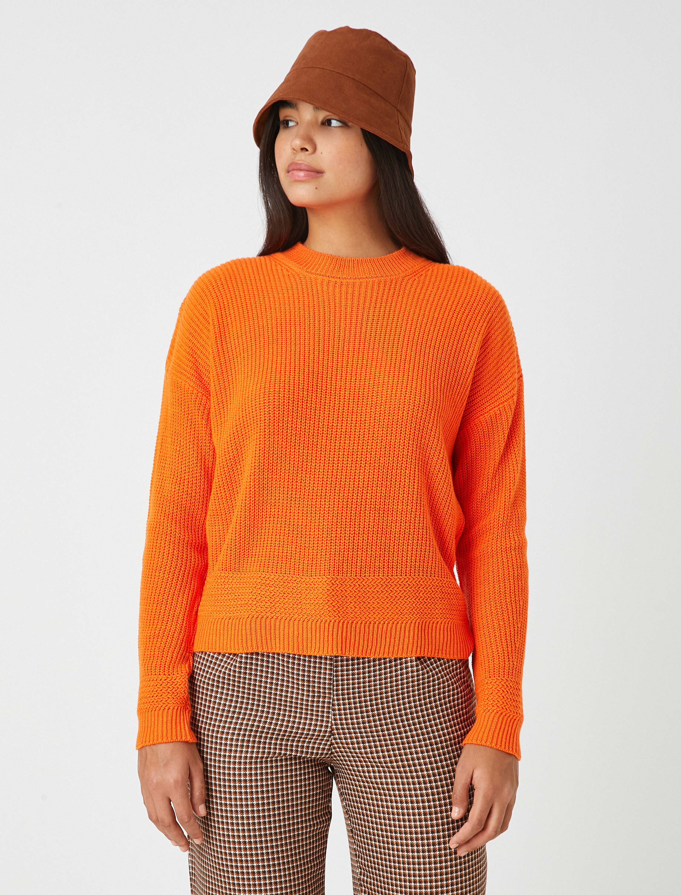   Bisiklet Yaka Triko Kazak Uzun Kollu