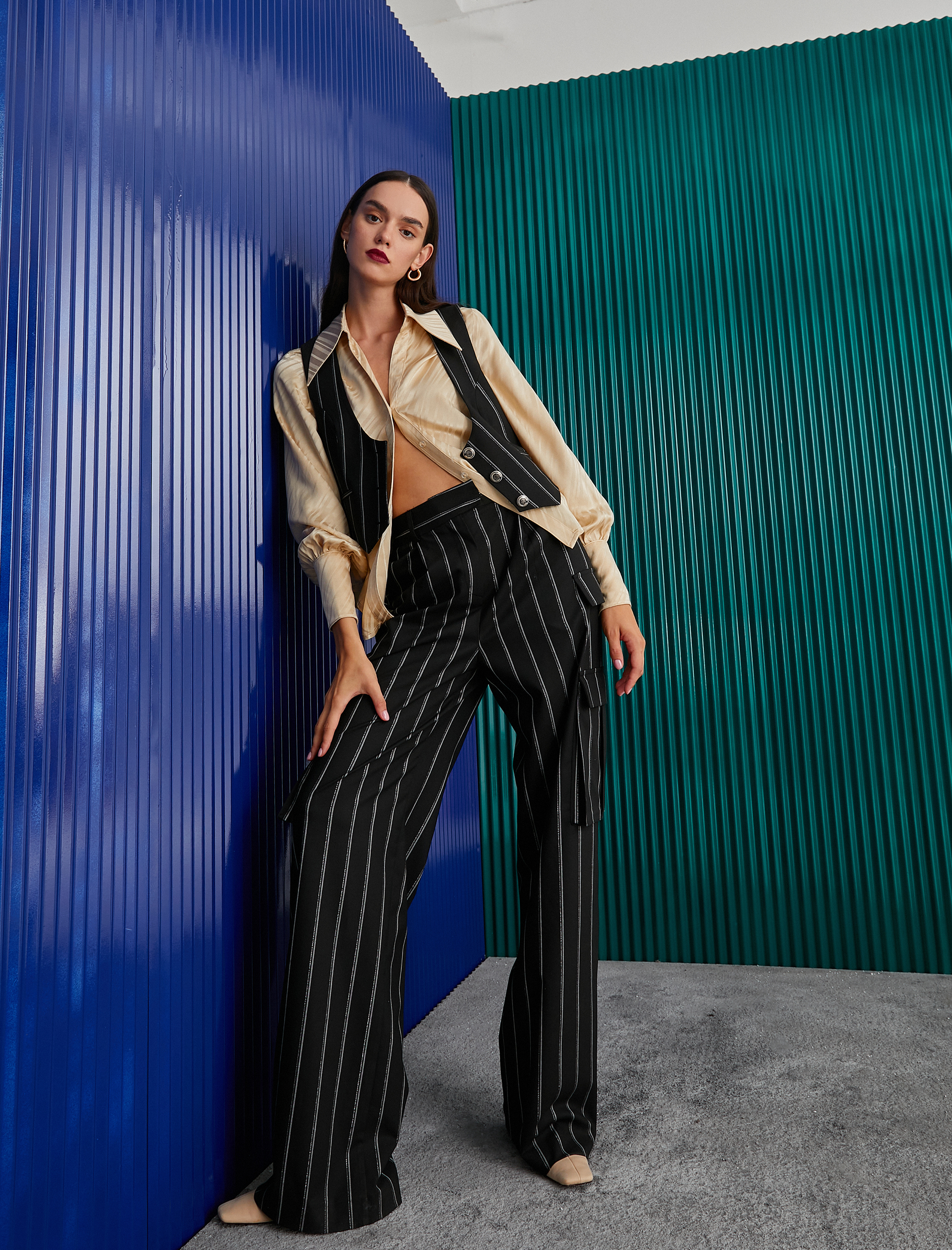   Palazzo Pantolon Yandan Cepli