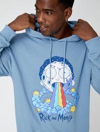 Rick and Morty Sweatshirt Lisanslı Baskılı