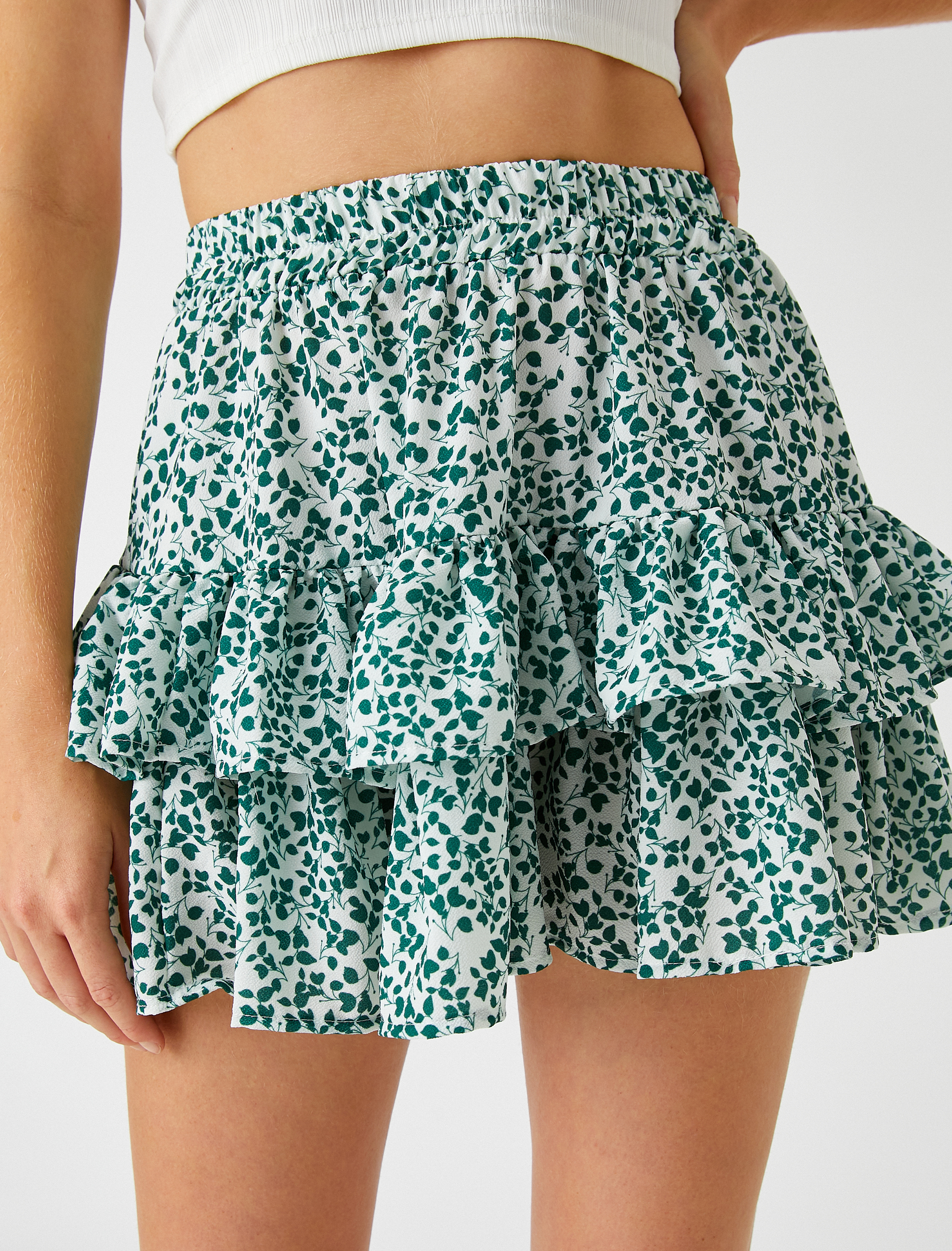   Beli Lastikli Katlı Etek