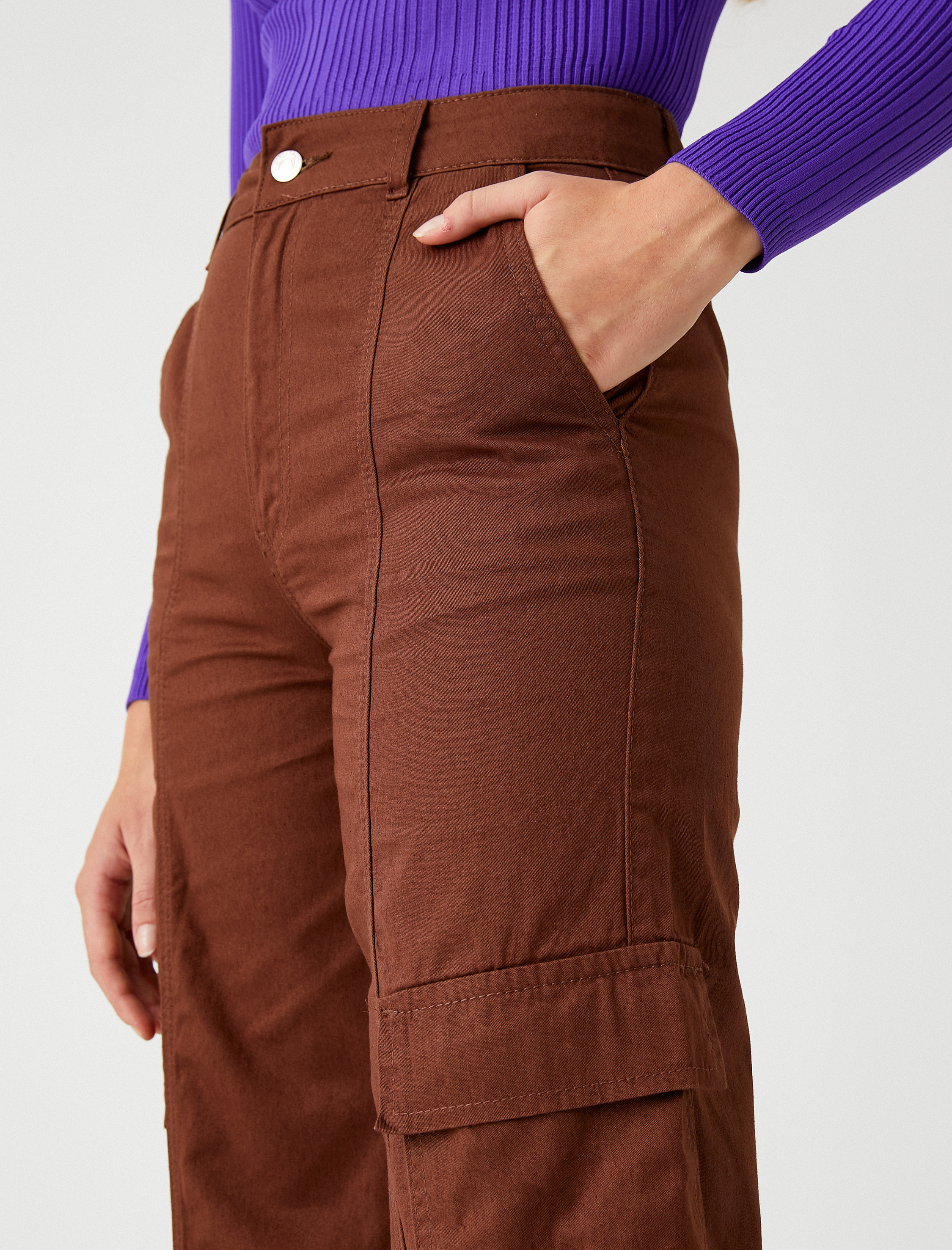   Geniş Paça Kot Pantolon Yüksek Bel