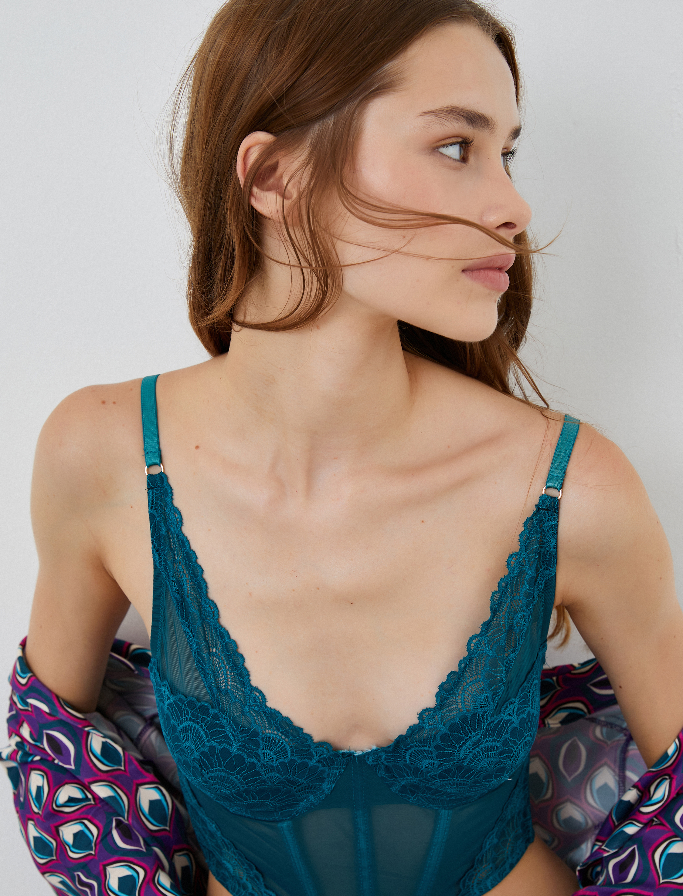   Push Up Bralet Sütyen Destekli Dolgulu Balenli Kaplı