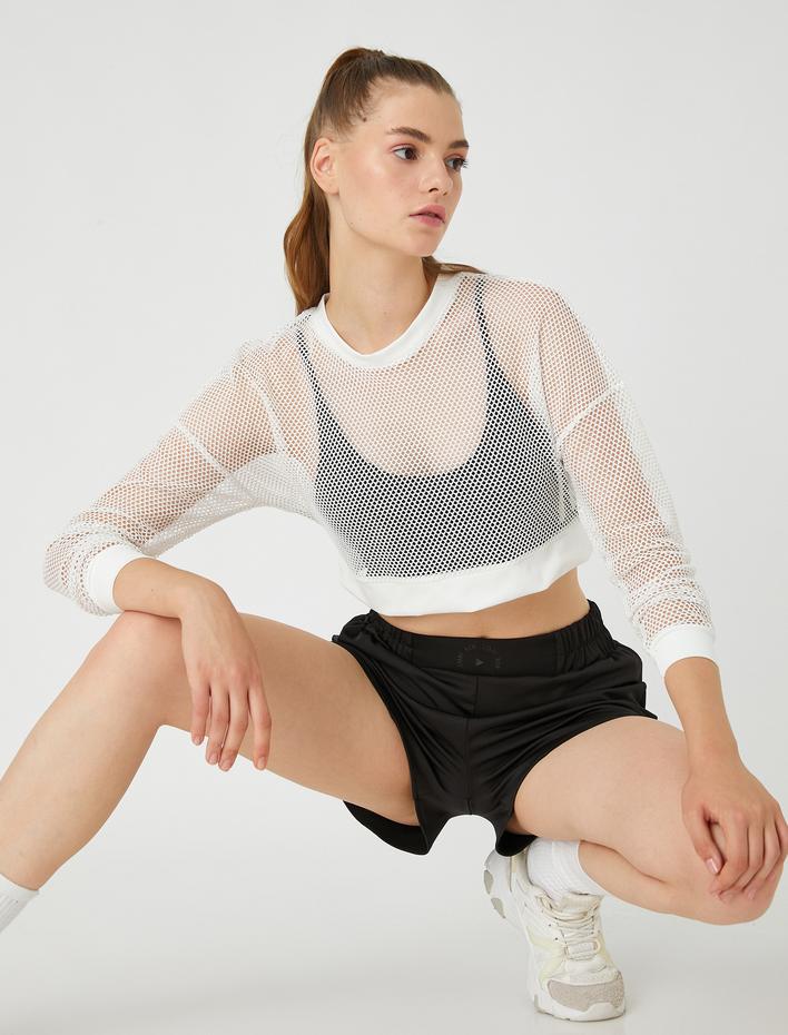  File Crop Spor Sweatshirt
