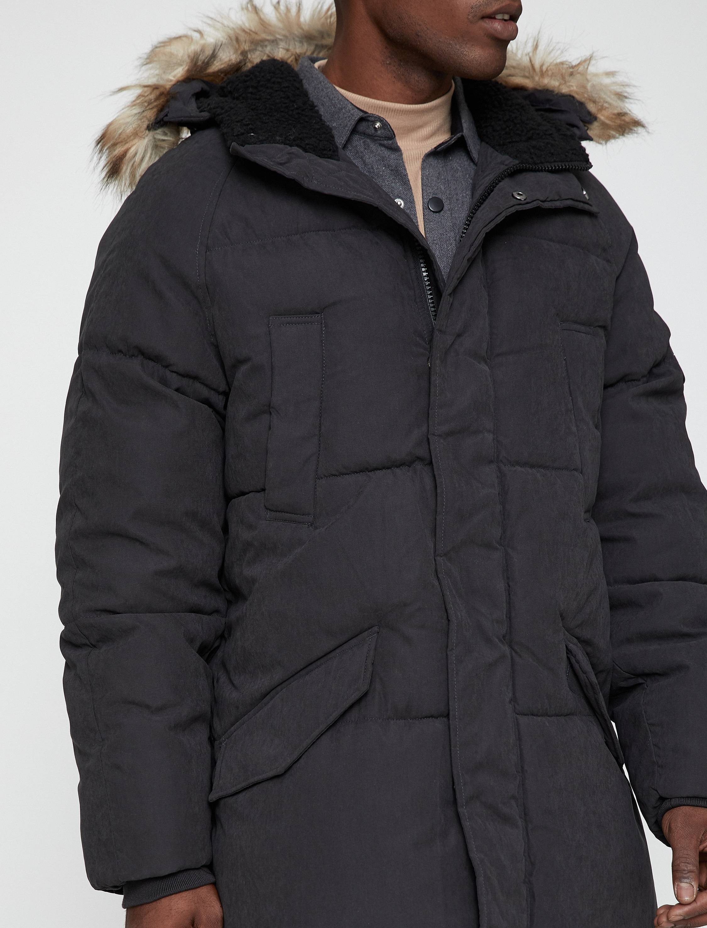   Kapşonlu Anorak Mont Su Geçirmez