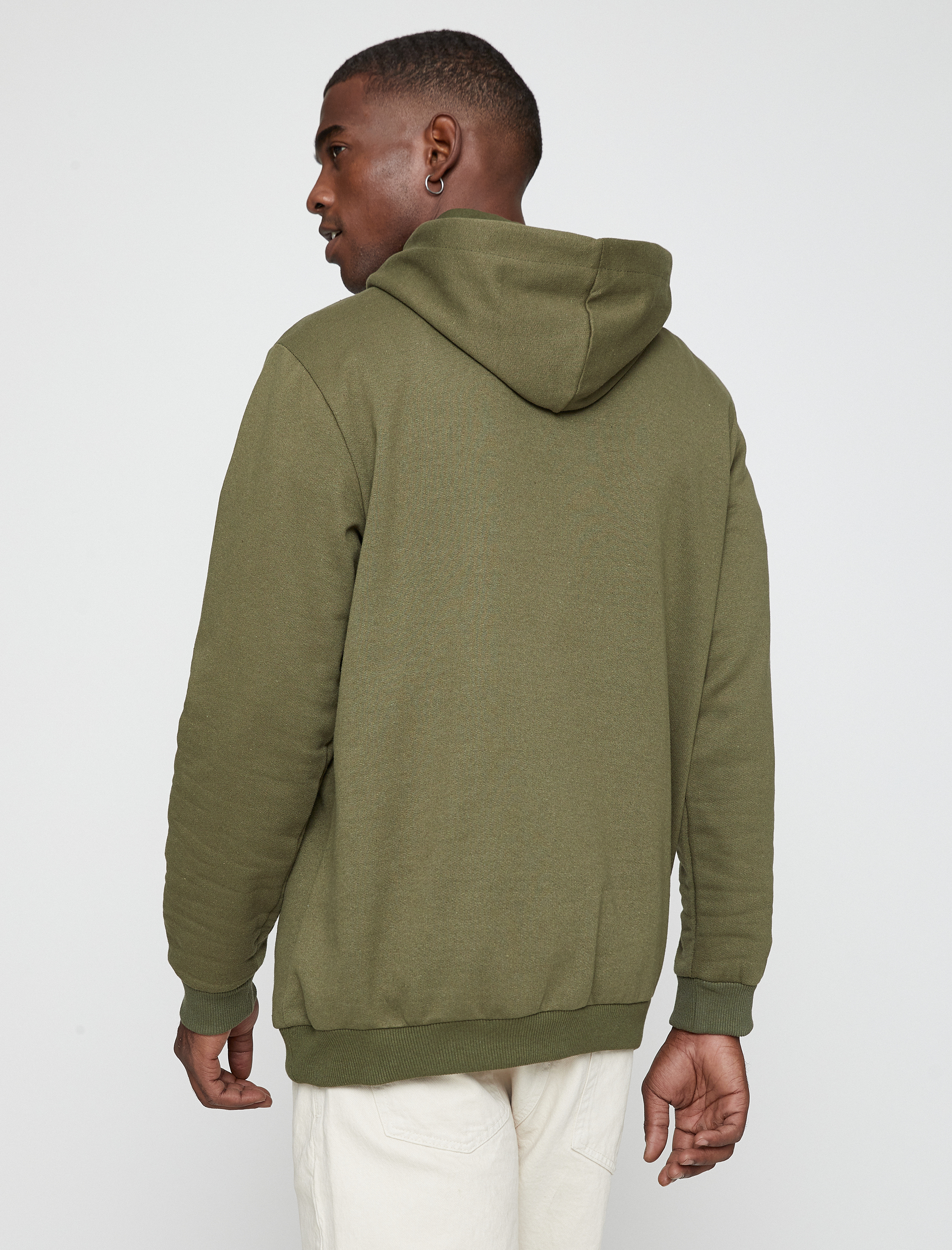   Hayvan Baskılı Kapşonlu Sweatshirt