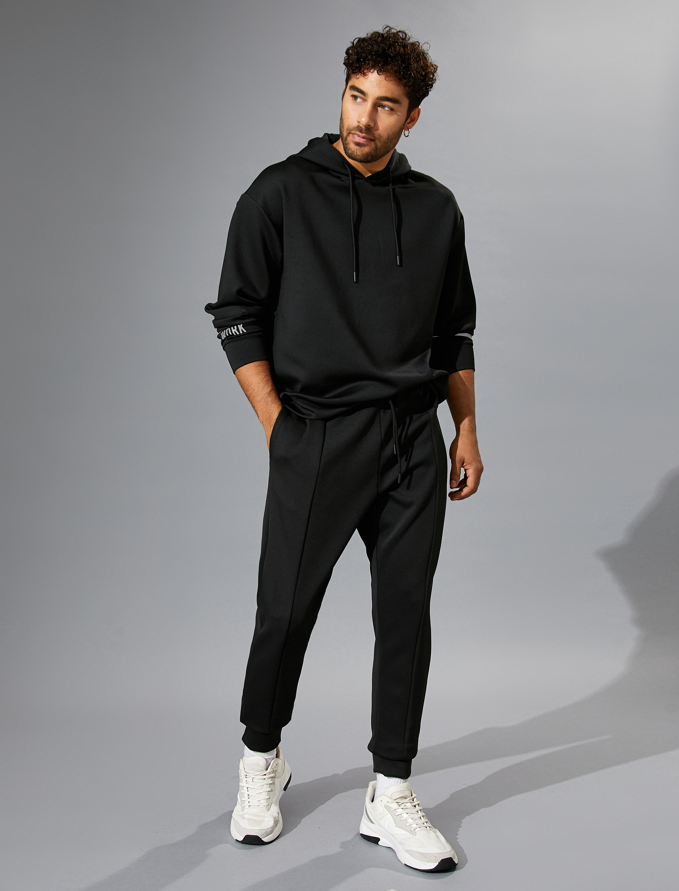 Basic Jogger Eşofman Altı Beli Bağcıklı Hafif Kumaş