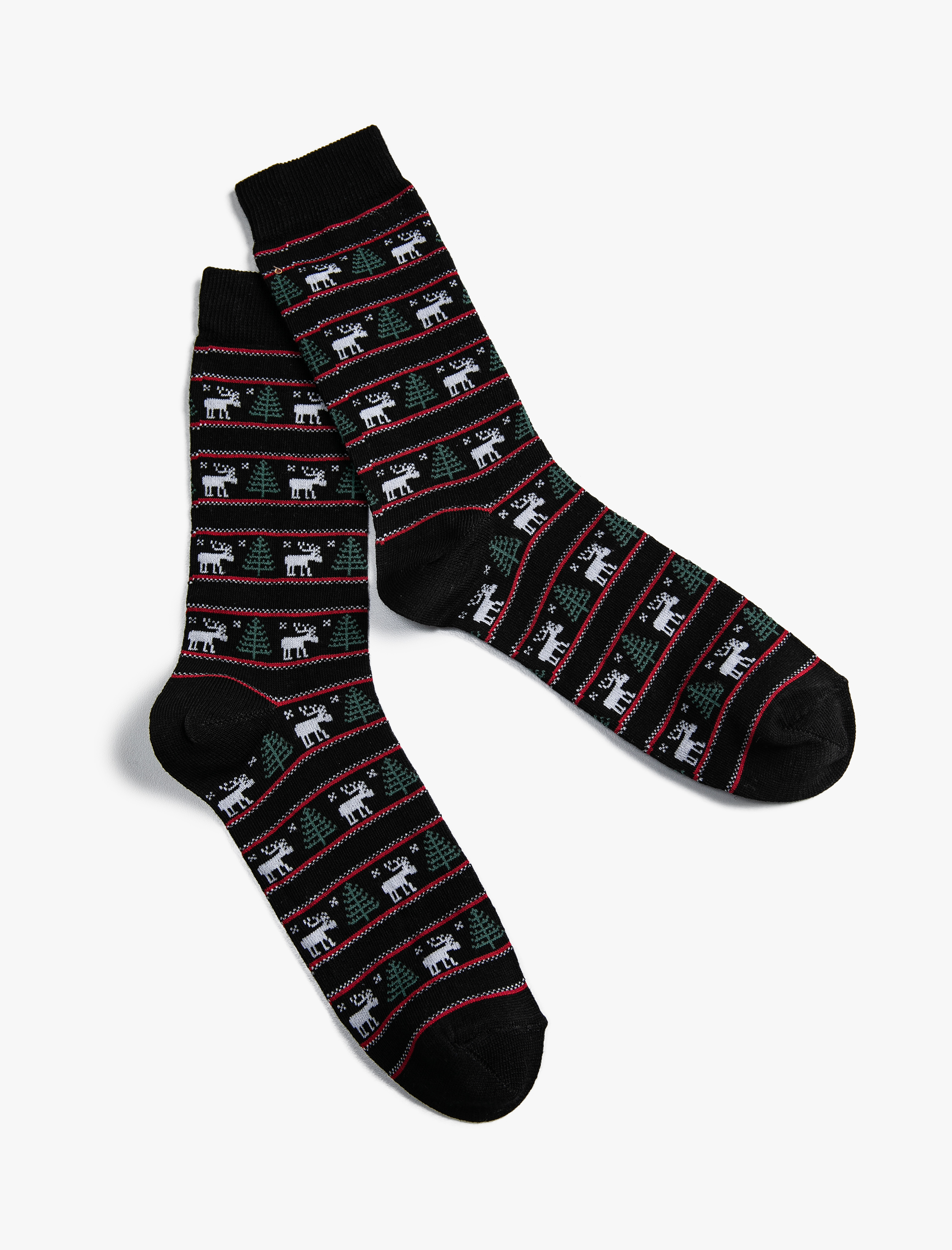  Erkek Yılbaşı Baskılı Çorap