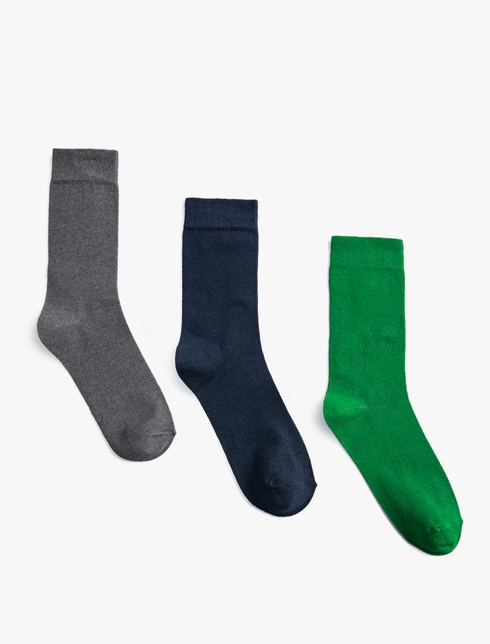 Erkek 3'lü Soket Çorap Seti