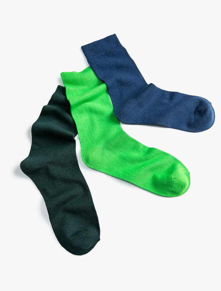 Erkek 3'lü Soket Çorap Seti