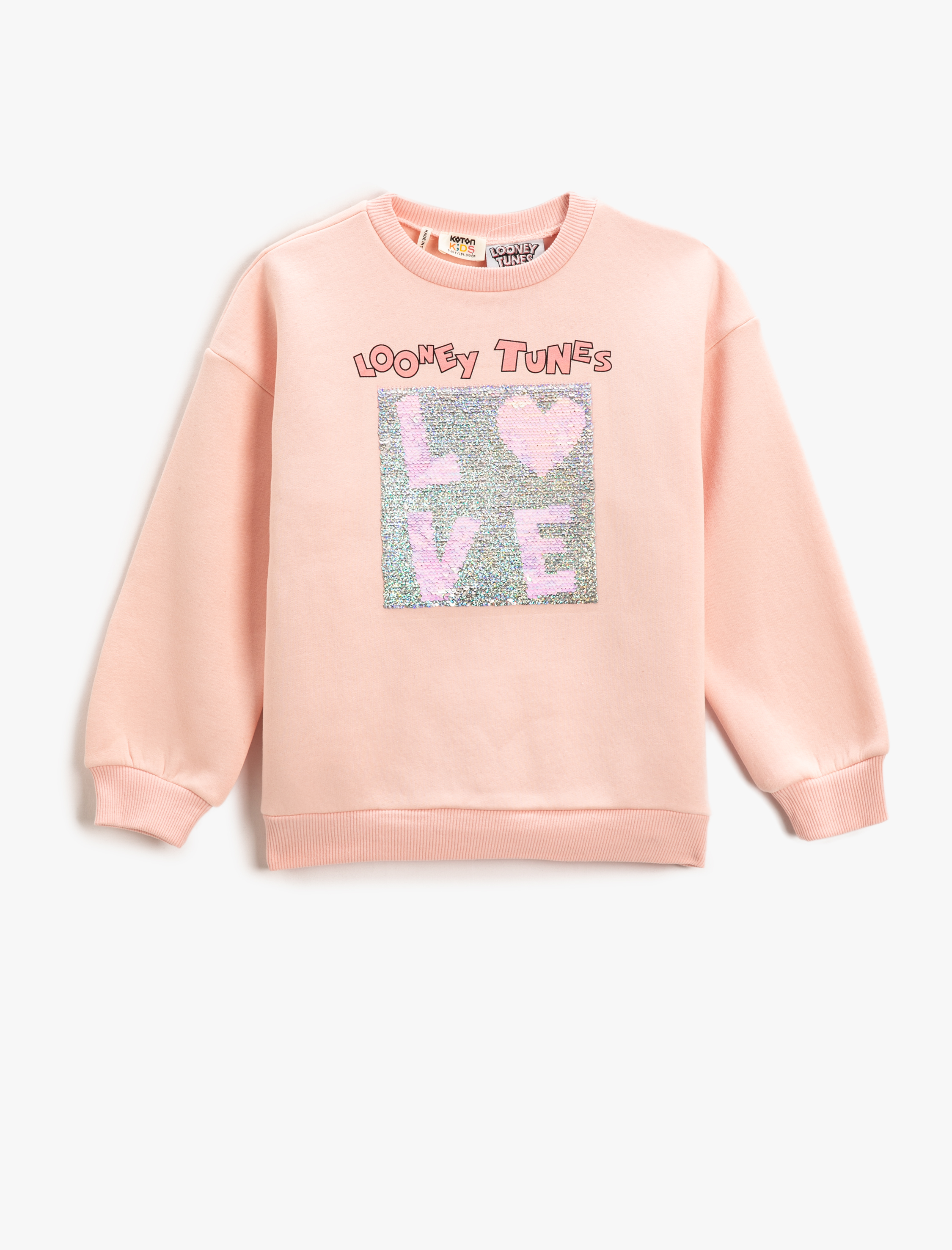  Kız Çocuk Looney Tunes Baskılı Sweatshirt Lisanslı