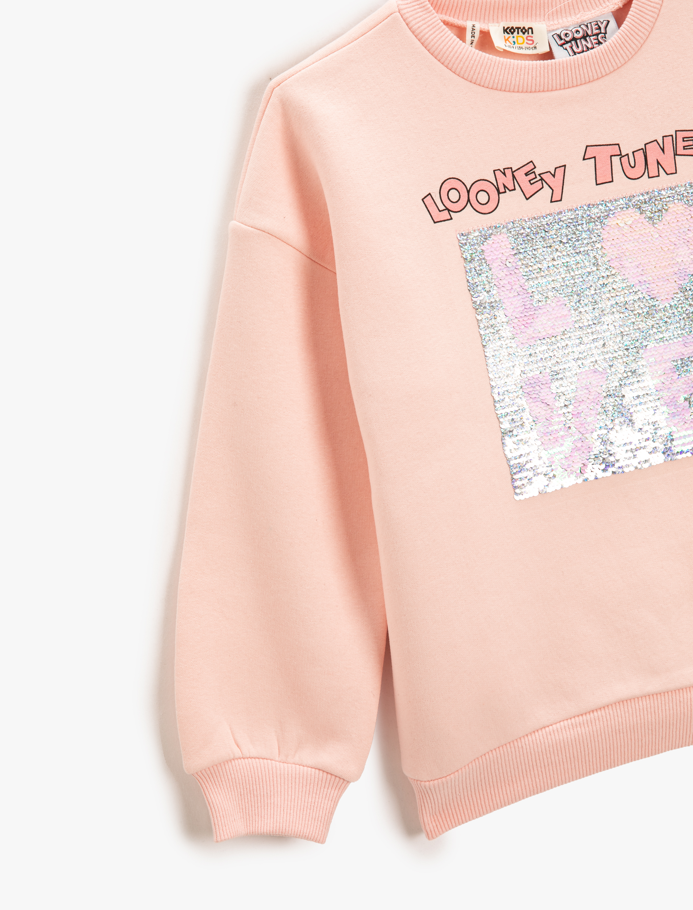  Kız Çocuk Looney Tunes Baskılı Sweatshirt Lisanslı