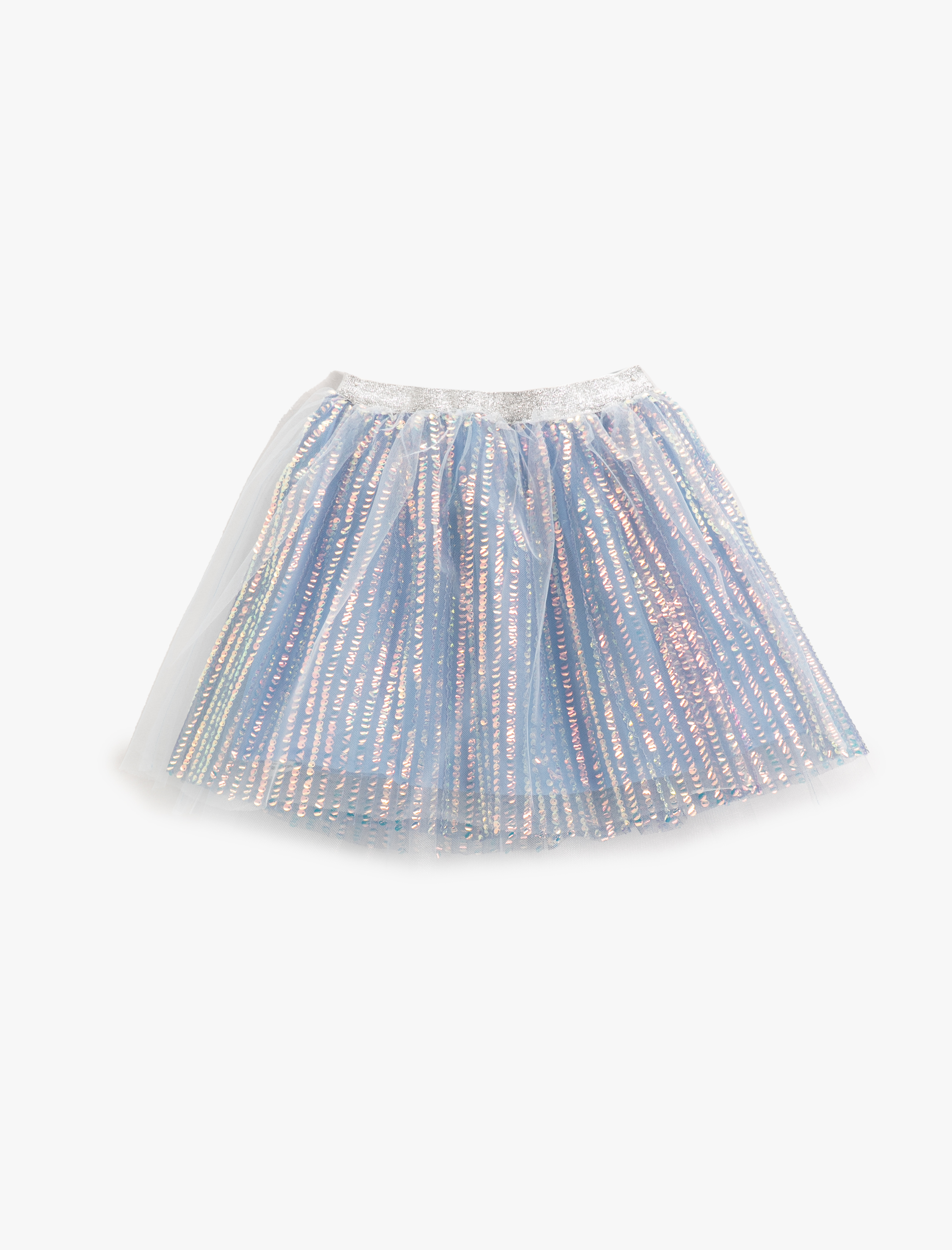  Kız Çocuk Parlak Tütü Etek Astarlı