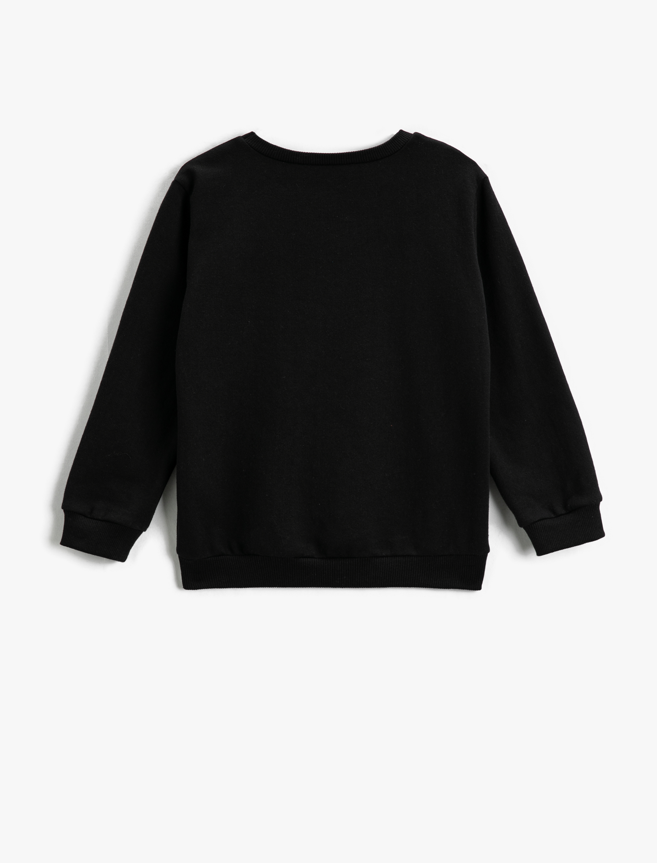  Kız Çocuk Atatürk Baskılı Çift Taraflı Pul Payet İşlemeli Sweatshirt