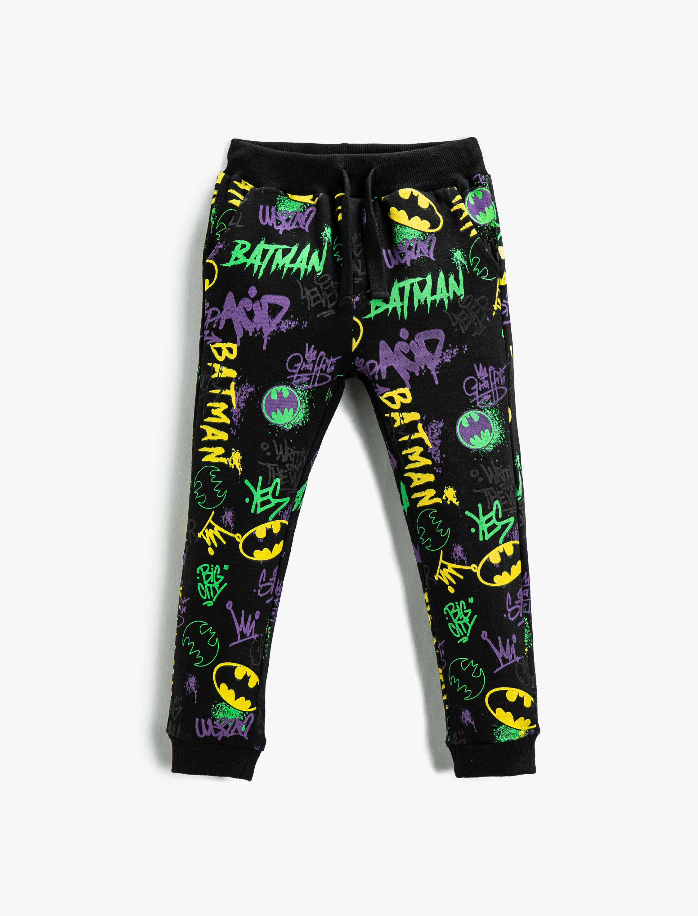  Erkek Çocuk Batman Baskılı Jogger Eşofman Altı Lisanslı