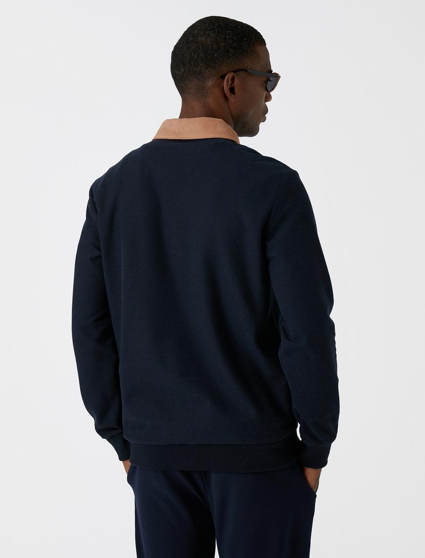   Polo Yaka Sweatshirt