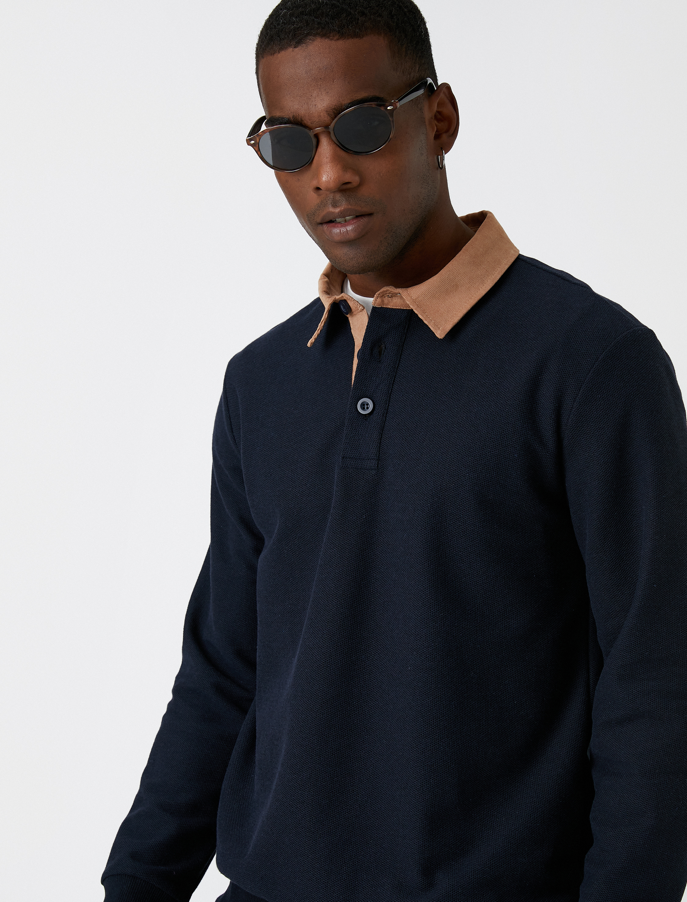 Polo Yaka Sweatshirt