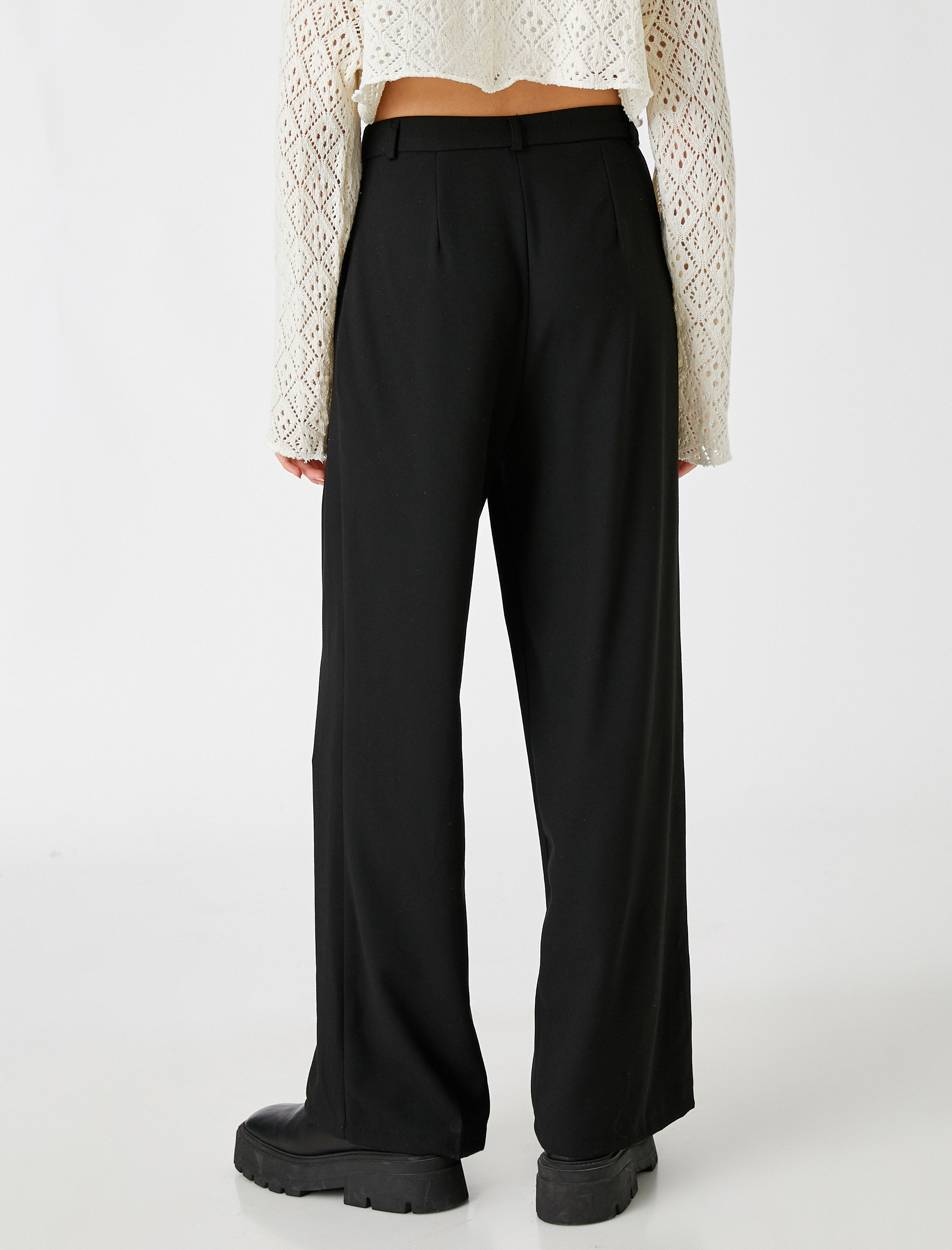   Yüksek Bel Palazzo Pantolon